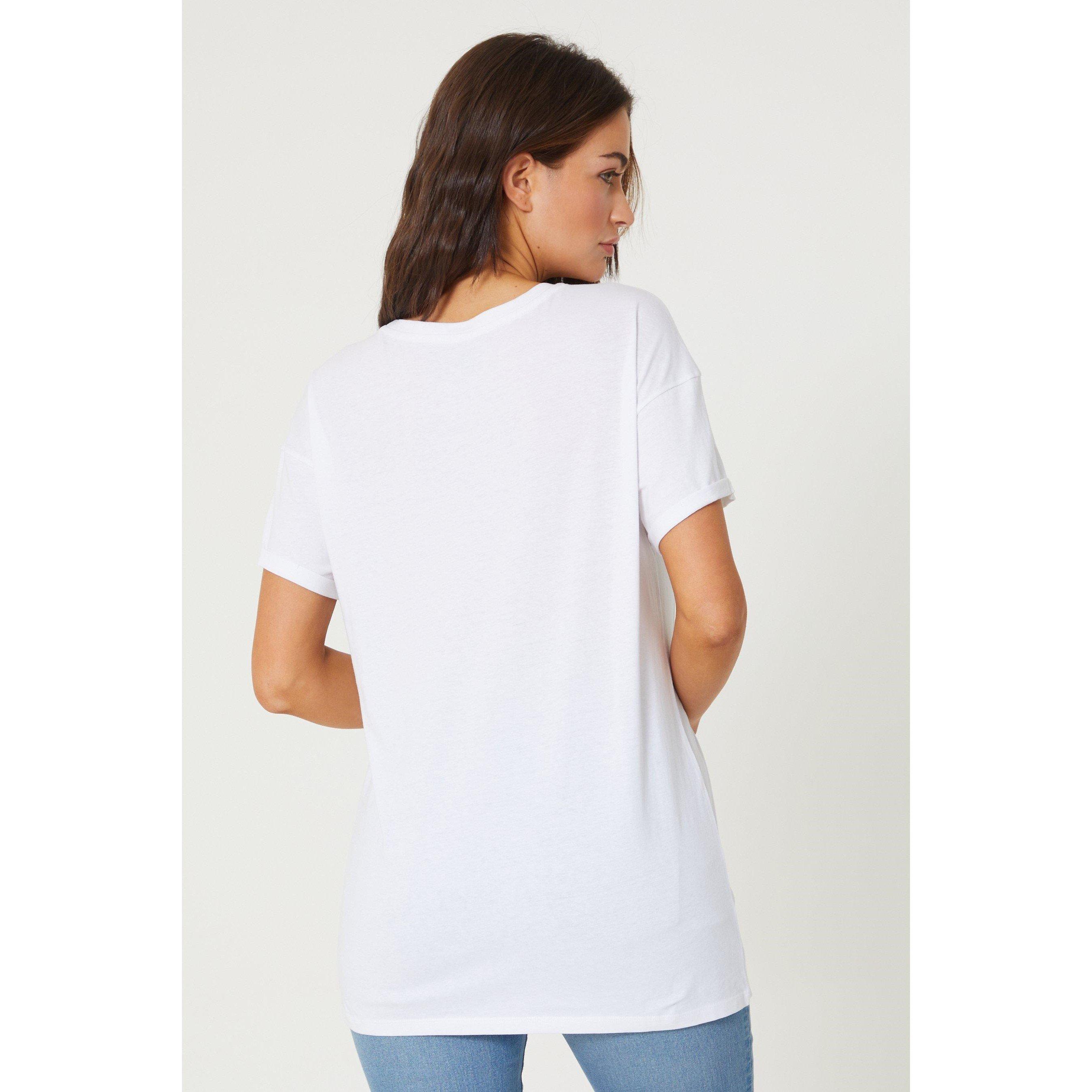Branco - Be You - Oversized Regular Fit T-Shirt - 4