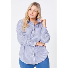 Be You Ladies Long Sleeve Stripe Shirt