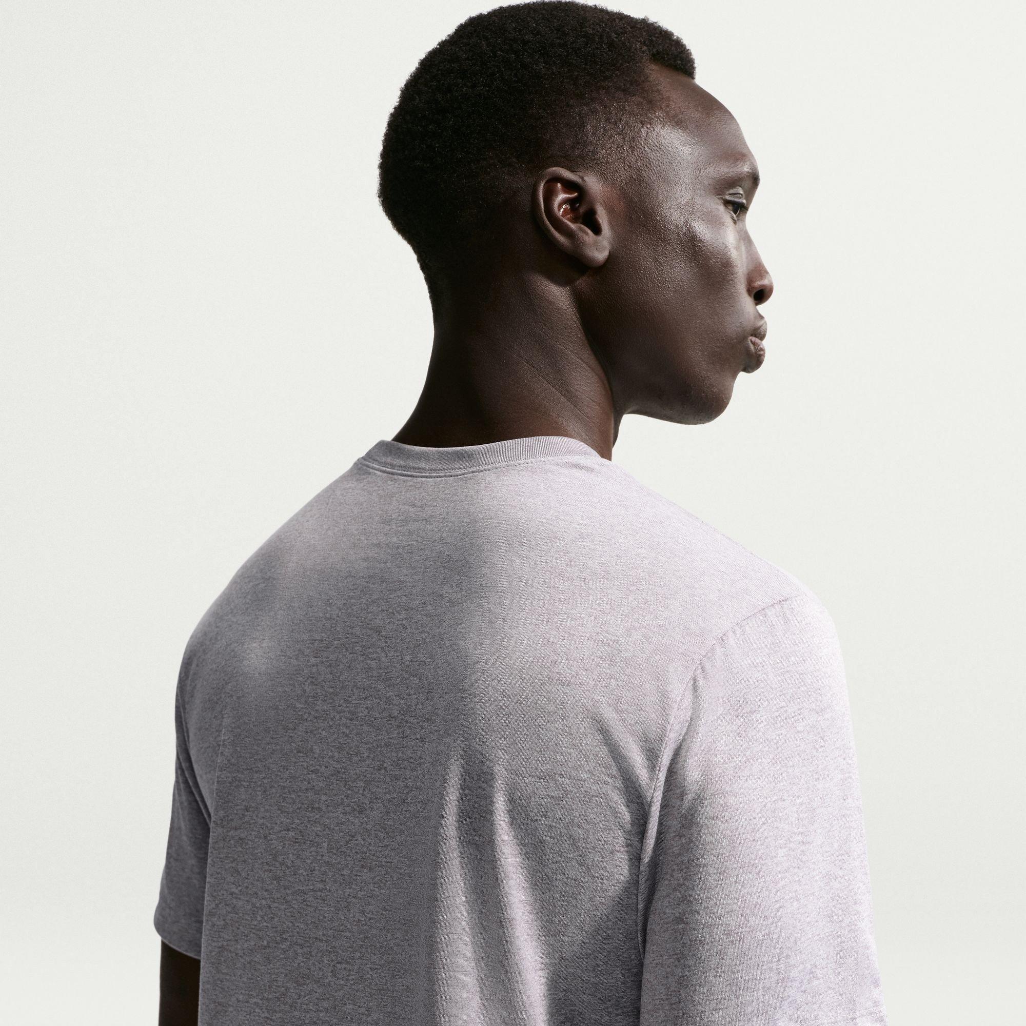 Gris/Negro - Nike - Dri-FIT Legend Men's Fitness T-Shirt - 2