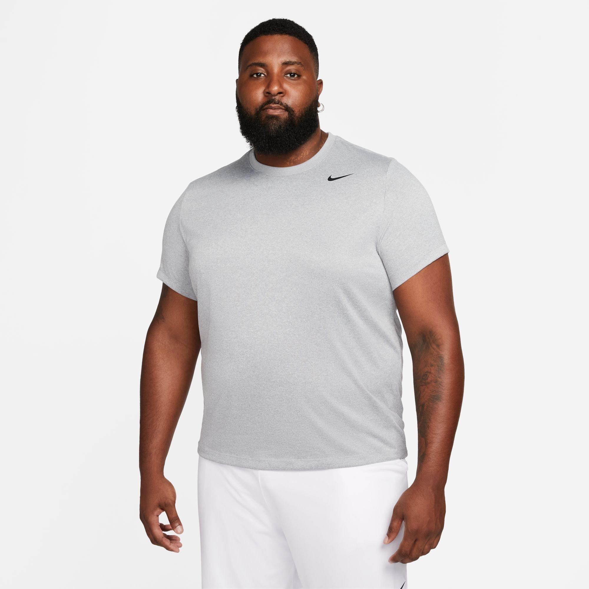 Gris/Negro - Nike - Dri-FIT Legend Men's Fitness T-Shirt - 6