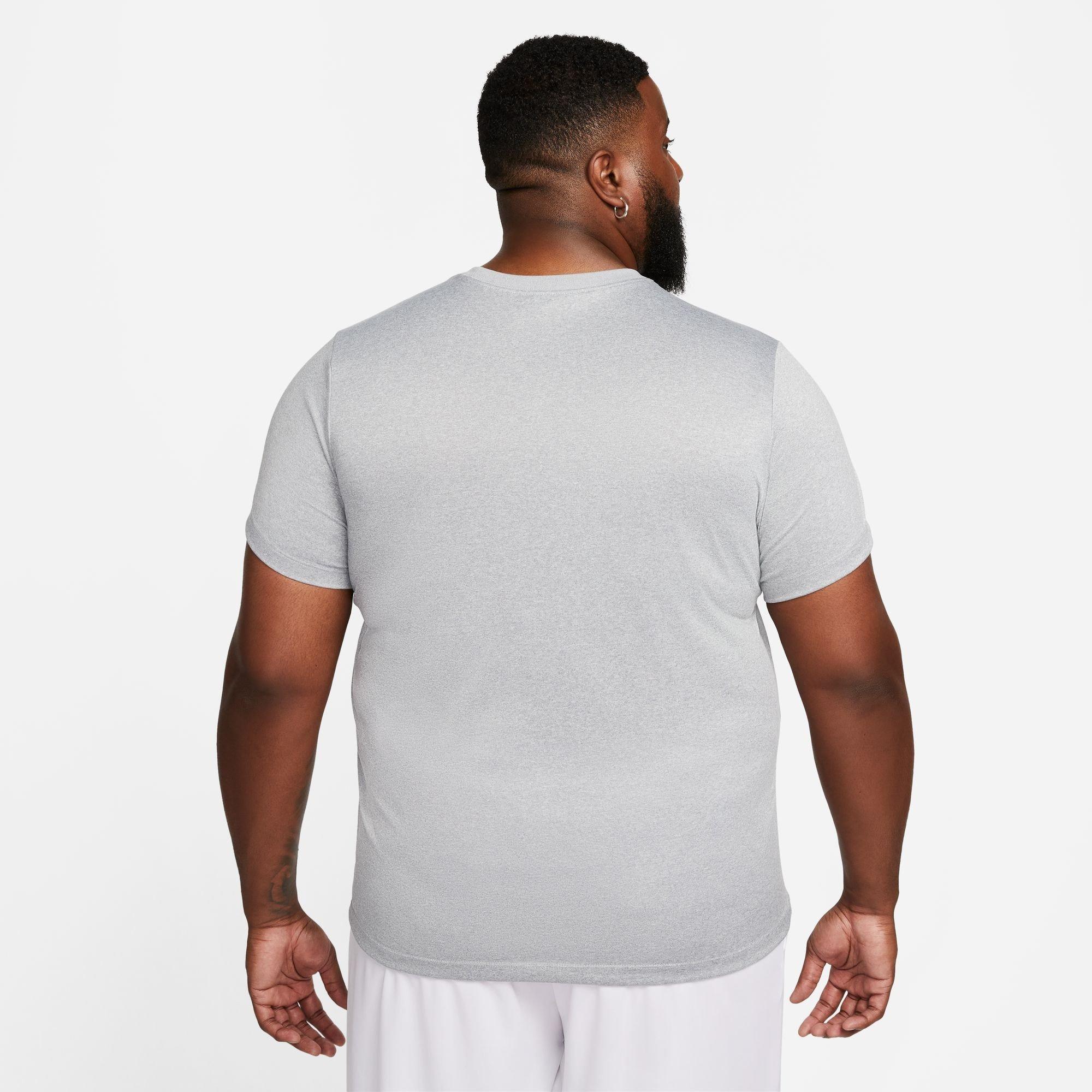 Gris/Negro - Nike - Dri-FIT Legend Men's Fitness T-Shirt - 8