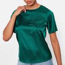 ÉMERAUDE - T-shirt ensemble Dior Cotton Et Green D Napis Wody Bordeaux Rozmiar M Nowy stan - ISAWITFIRST Pocket Front Satin T Shirt ensemble - 3