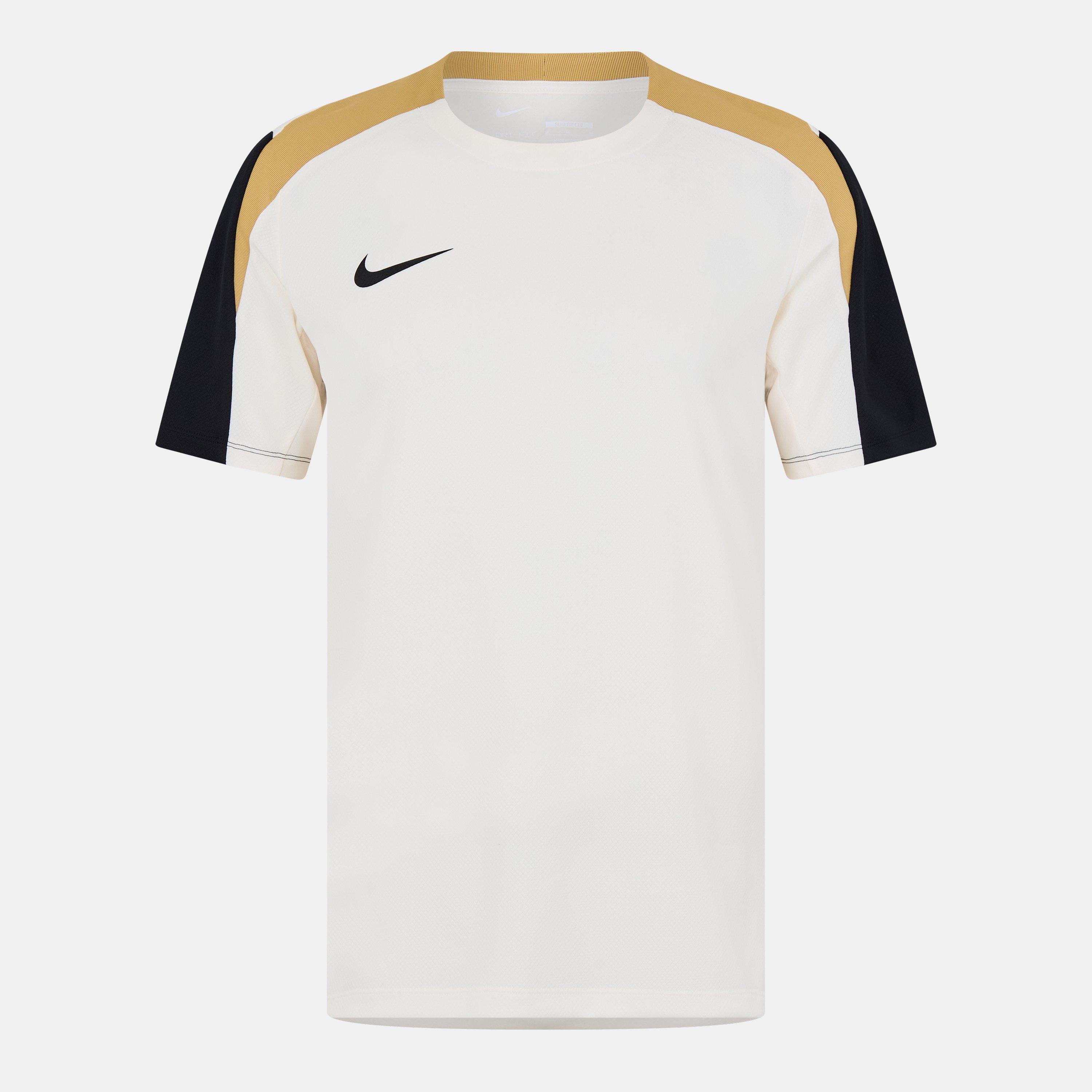 Nike Strike Short-Sleeve Football Top Adults - Ivory/Black
