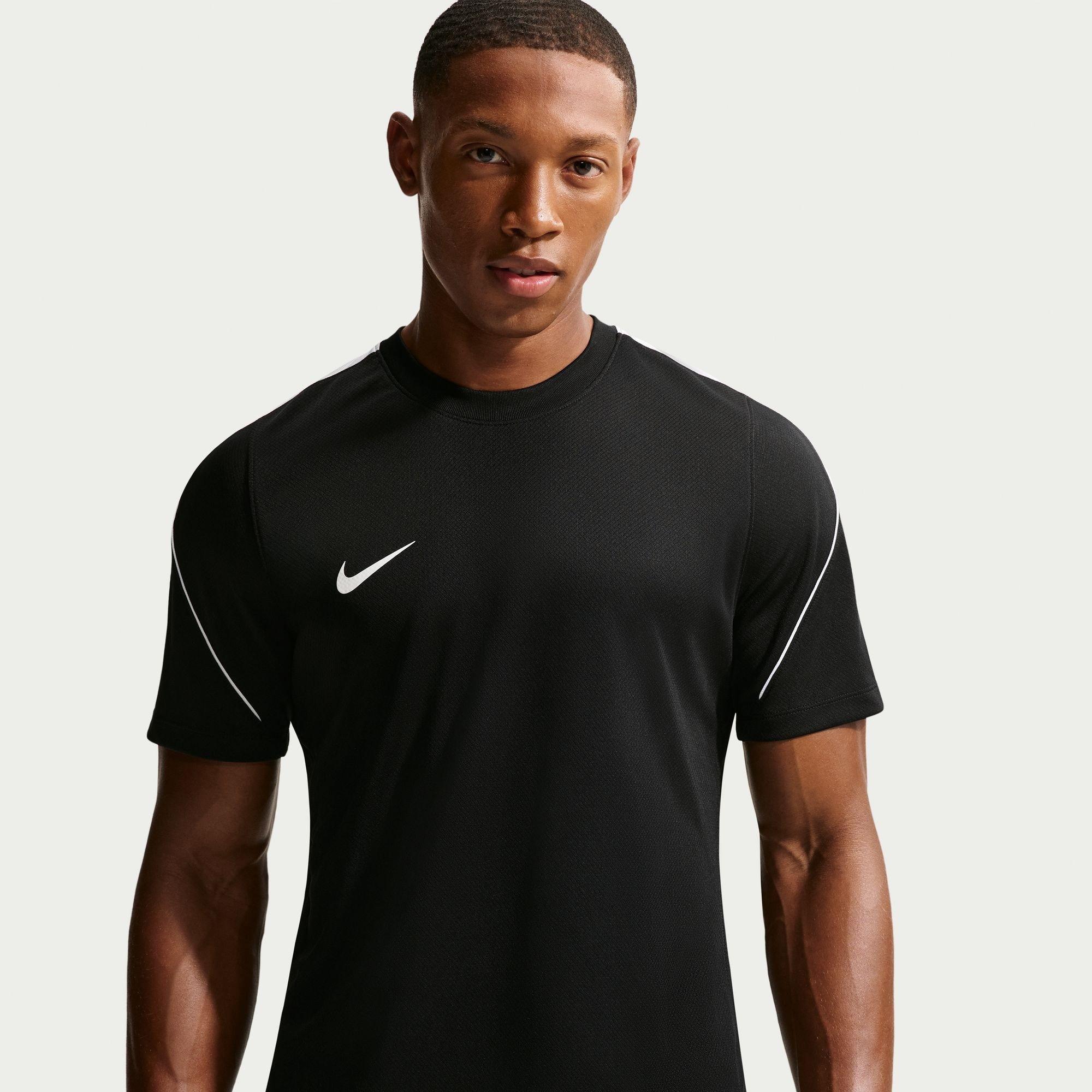 Nike Men's Strike Short-Sleeve Football Top Adults - Black/White - XL