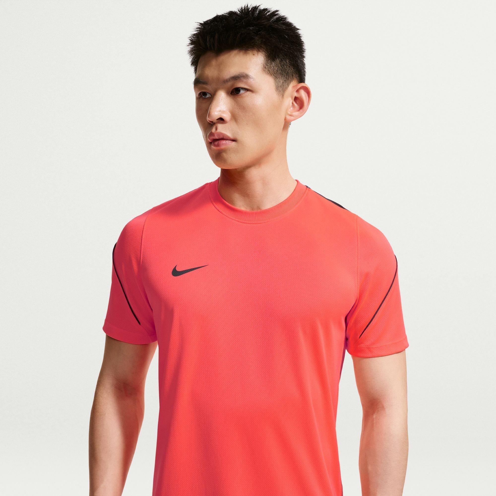 Nike Men's Strike Short-Sleeve Football Top Adults - Hot Lava - S