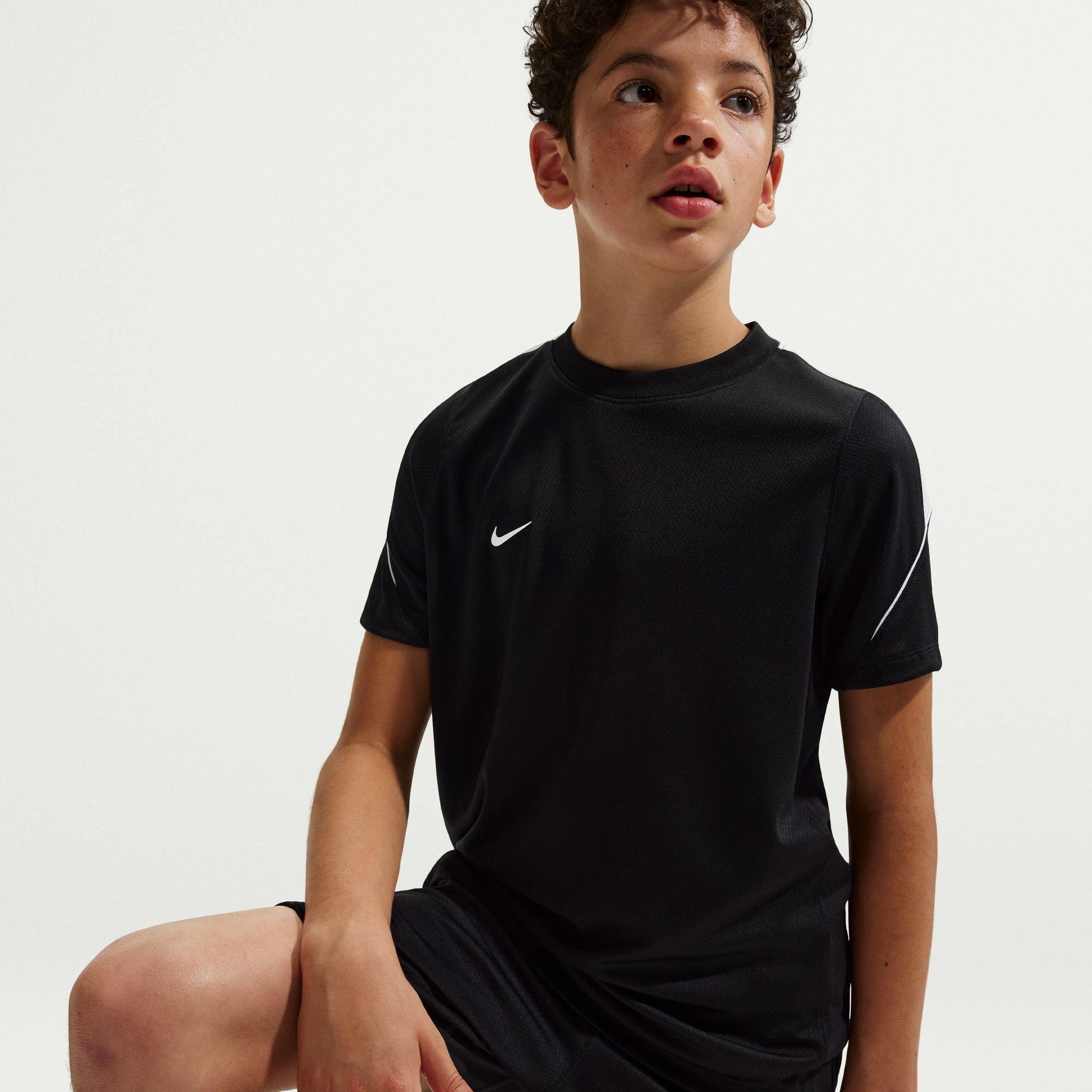 Crno/Bijelo - Nike - Strike Short-Sleeve Football Top Juniors - 4