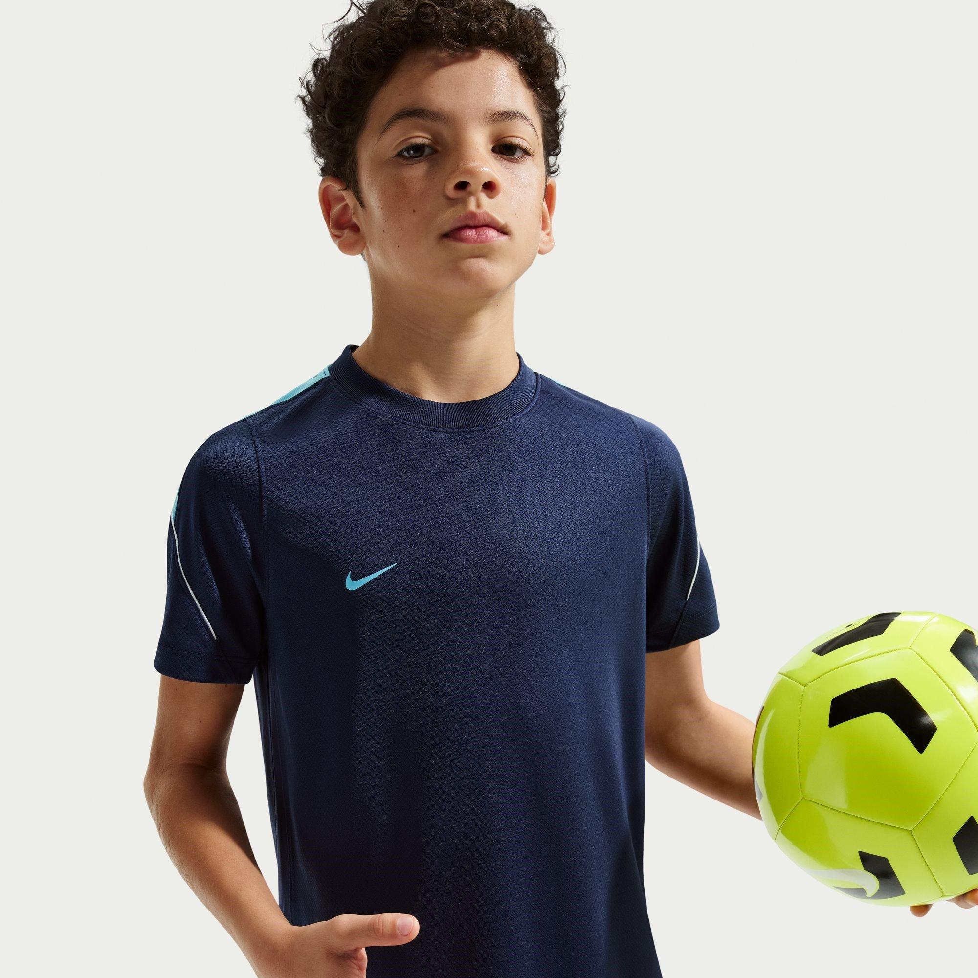 Nike  Kids Strike Short-Sleeve Football Top Juniors - Midnight Navy - 13 (XL)