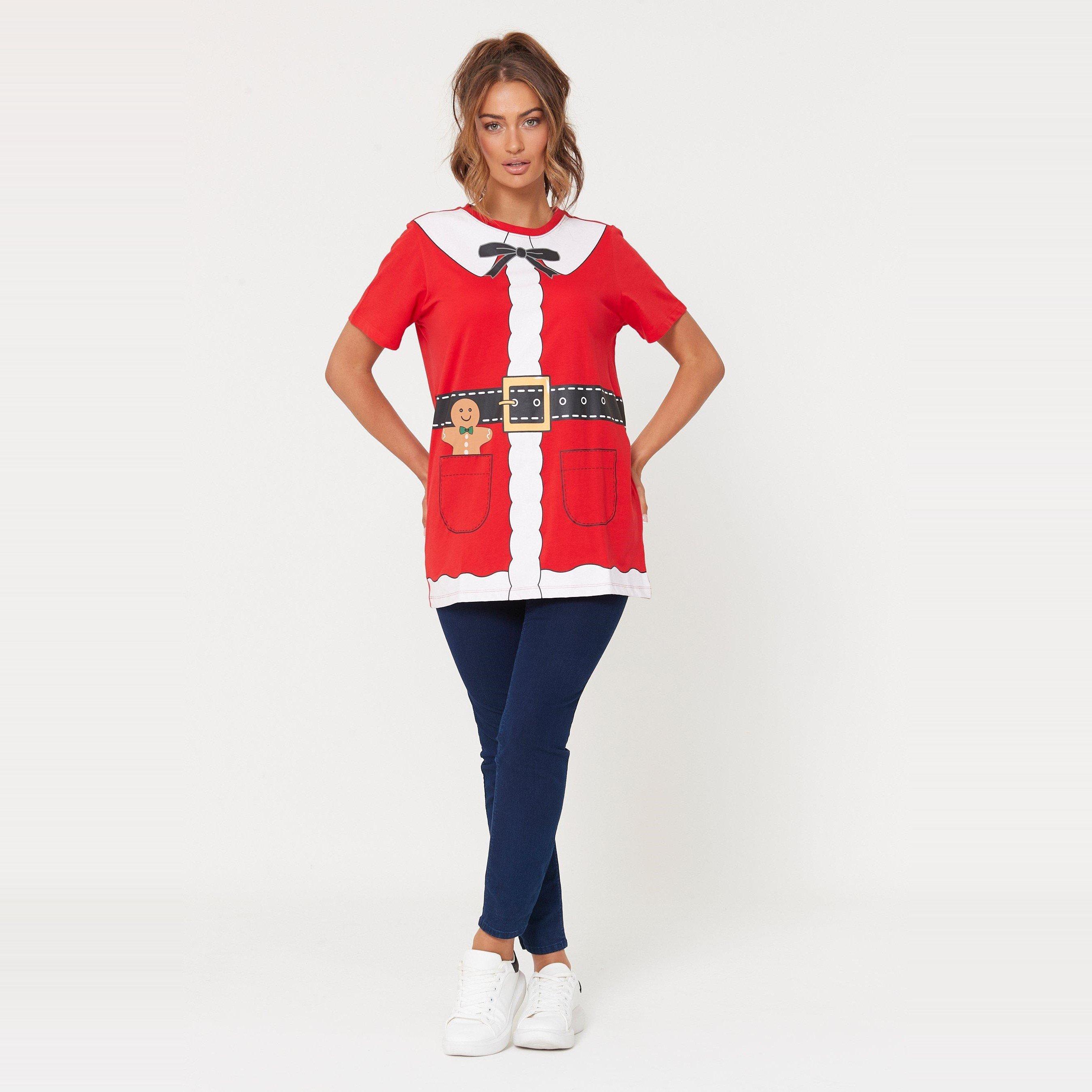 Red - Be You - Women's Studio Mrs Claus Regular Fit T-Shirt - 1