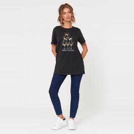 Be You Studio Merry Fizzmass Slogan T Shirt