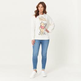 Character Disney Flower Detail Graphic Sweat