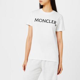 Moncler Logo Embroidered T Shirt