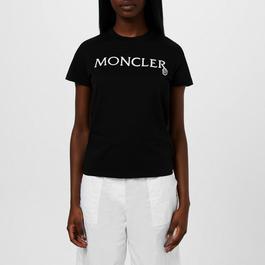 Moncler Logo Embroidered T Shirt