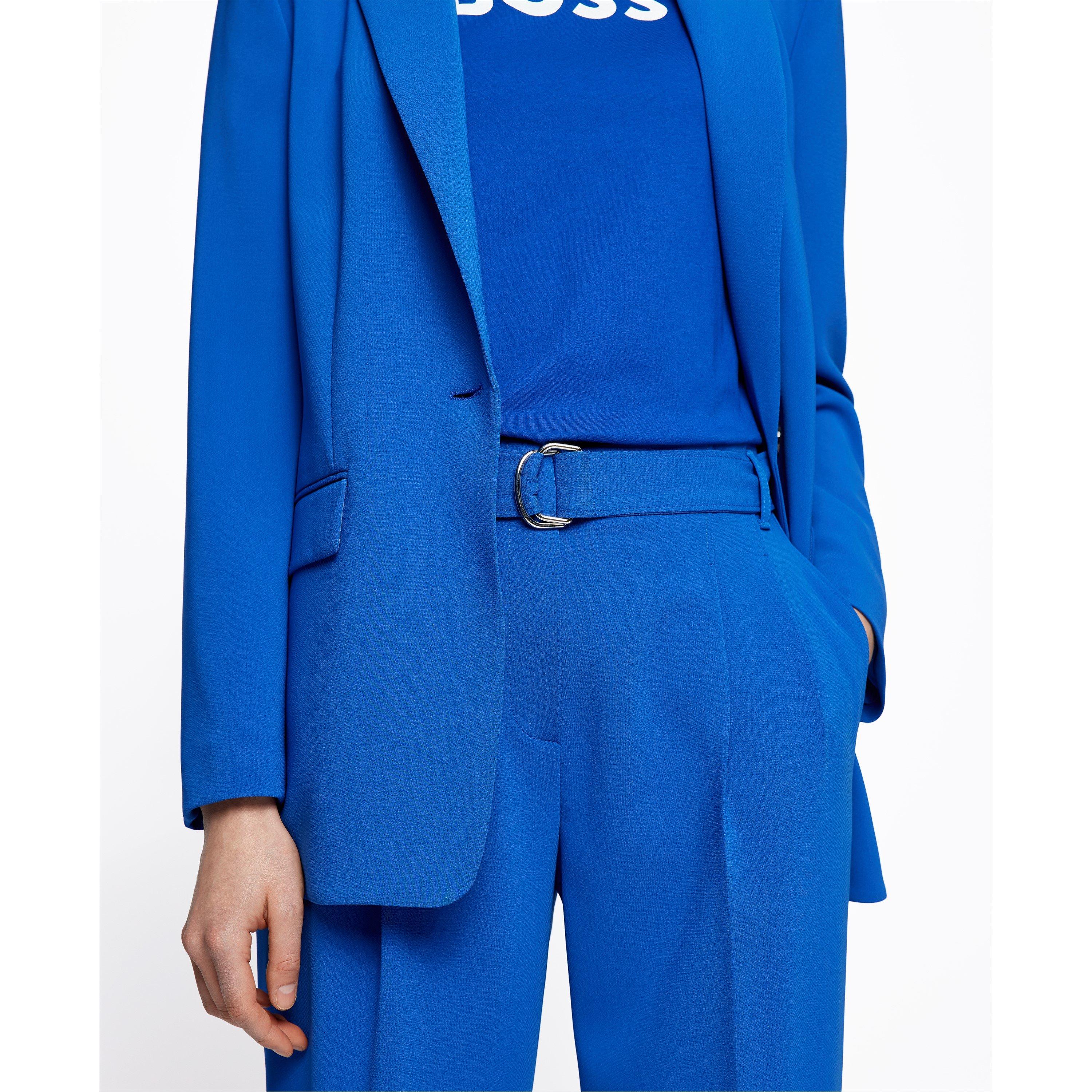 Open Blue - Boss - Women's Tapia Tapered Trousers - 4