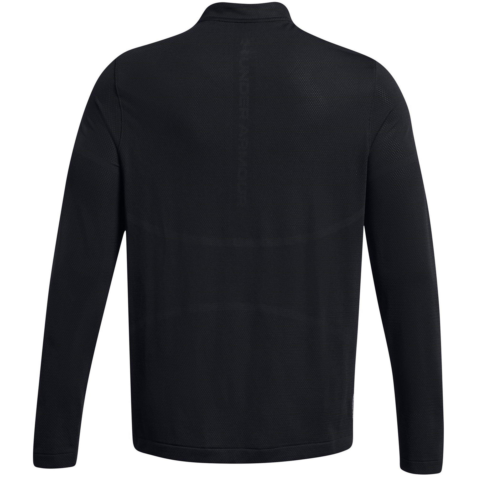 Schwarz - Under Armour - Men's Rush Long-Sleeve Performance Gym Top - 2