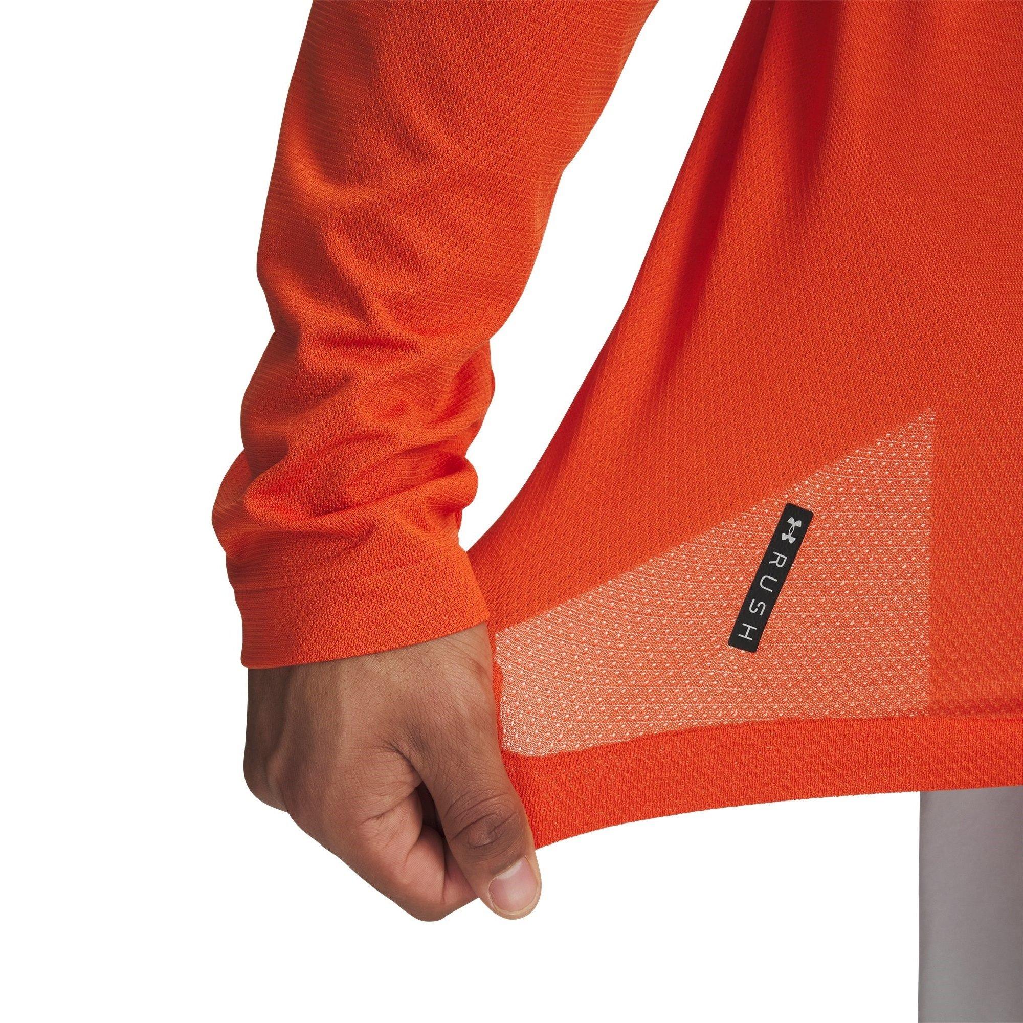 Oranje Basis - Under Armour - Men's Rush Long-Sleeve Performance Gym Top - 3