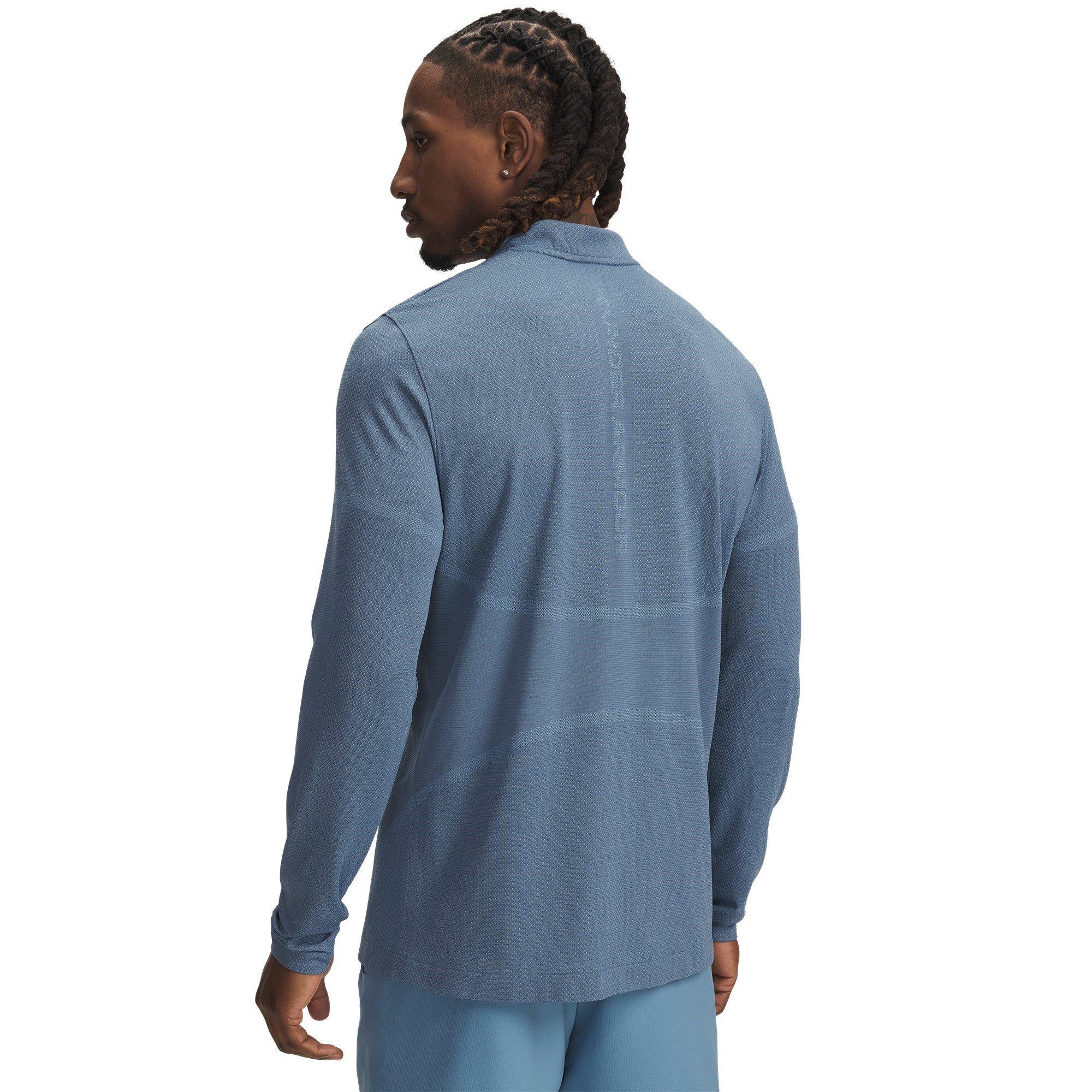 Blue Smoke - Under Armour - Rush Long-Sleeve Performance Gym Top - 2