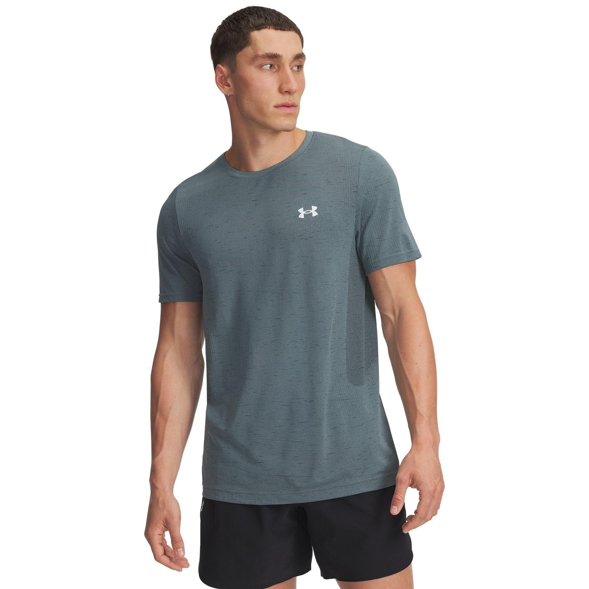 Under Armour Men's Ua Vanish Seamless Short Sleeve - Jasper Blue - S