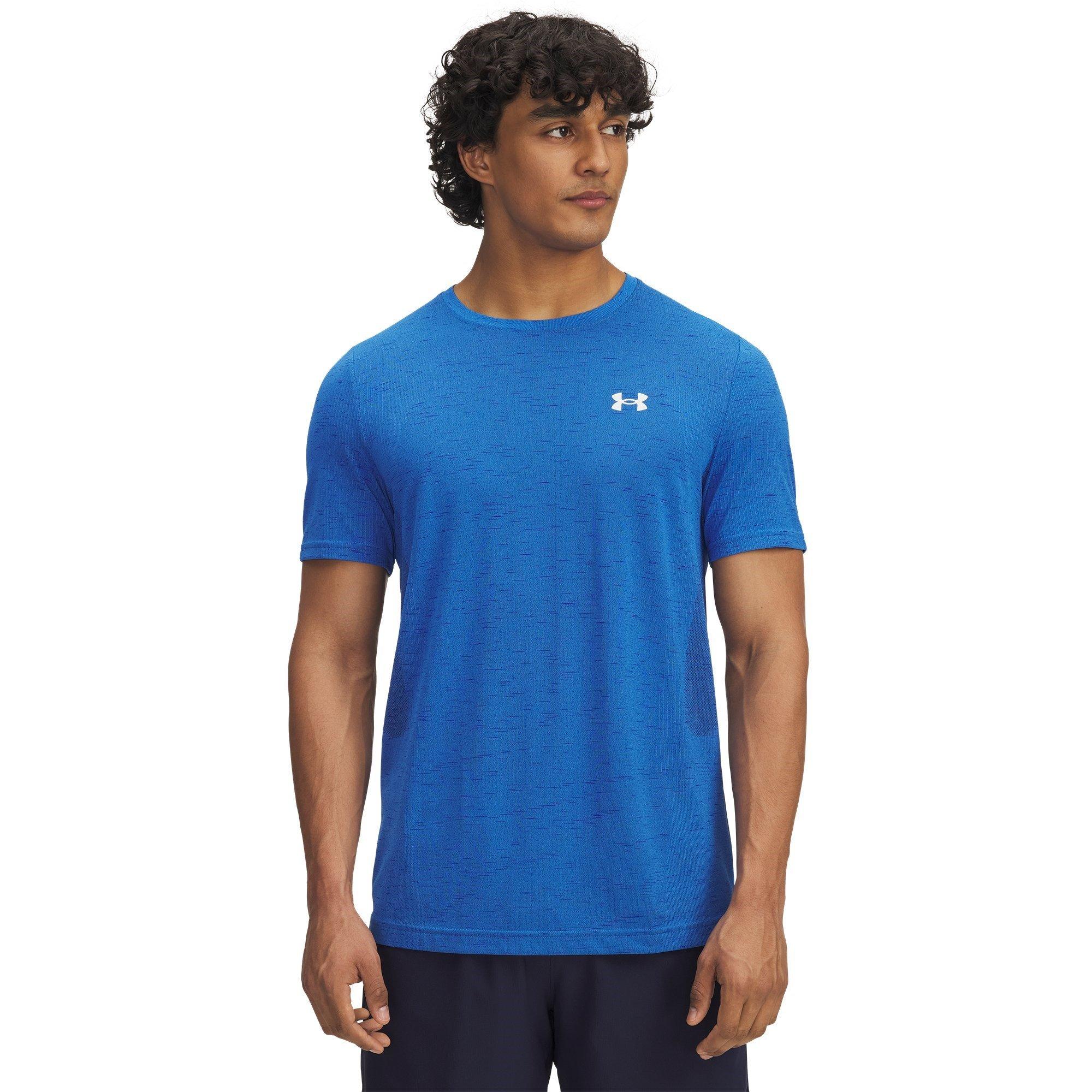 Under Armour Men's Ua Vanish Seamless Short Sleeve - Blue Atlantis - XL
