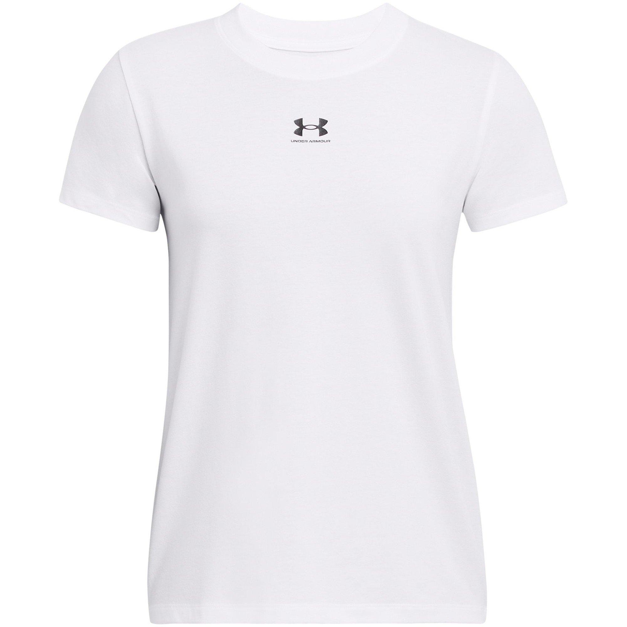 Under Armour Women's Rival Core Short Sleeve - White - 10 (S)
