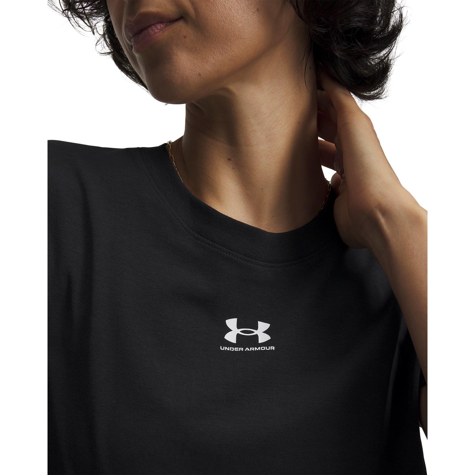 Black - Under Armour - Rival Core Short Sleeve Womens - 5