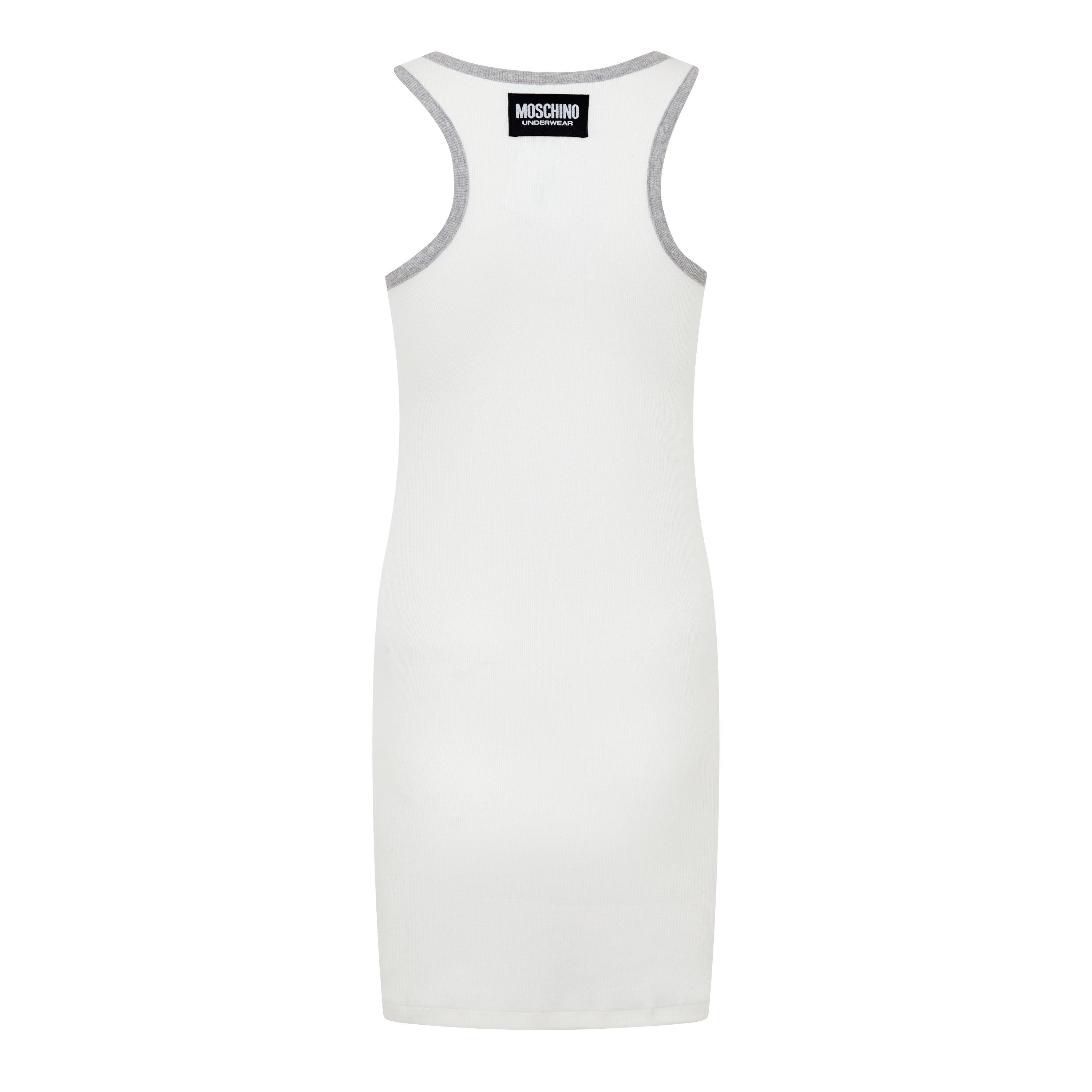 Fntsy White 1 - Moschino - Women's Petticoat Mini Dress - 2