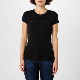 Armani Exchange Diamante Signature T Shirt