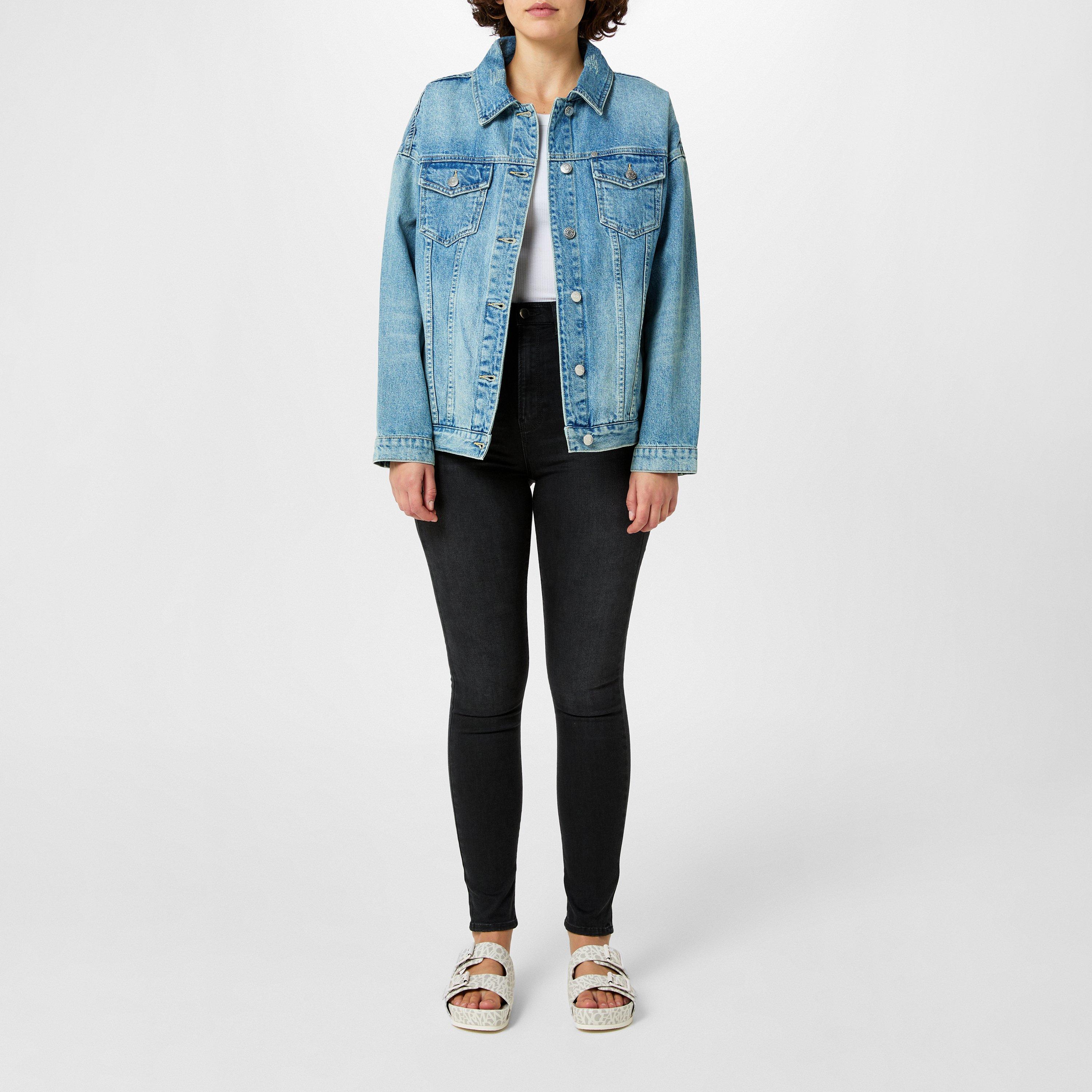 Midwash 150A - Armani Exchange - Women's Blouson Denim Jacket - 4