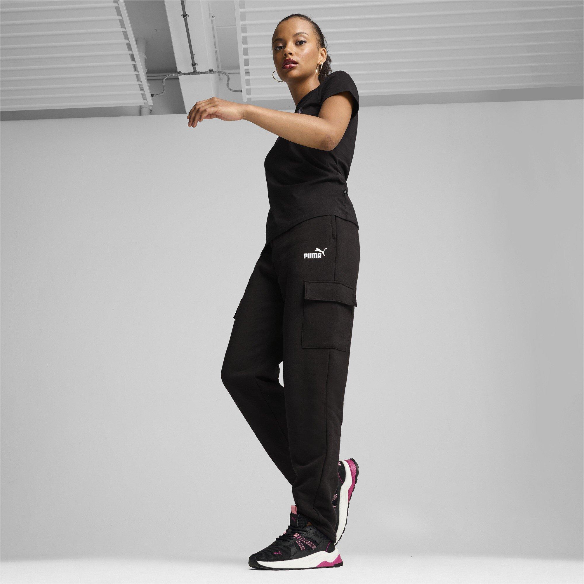 Zwart - Puma - Cargo Open Hem Fleece Joggers - 4