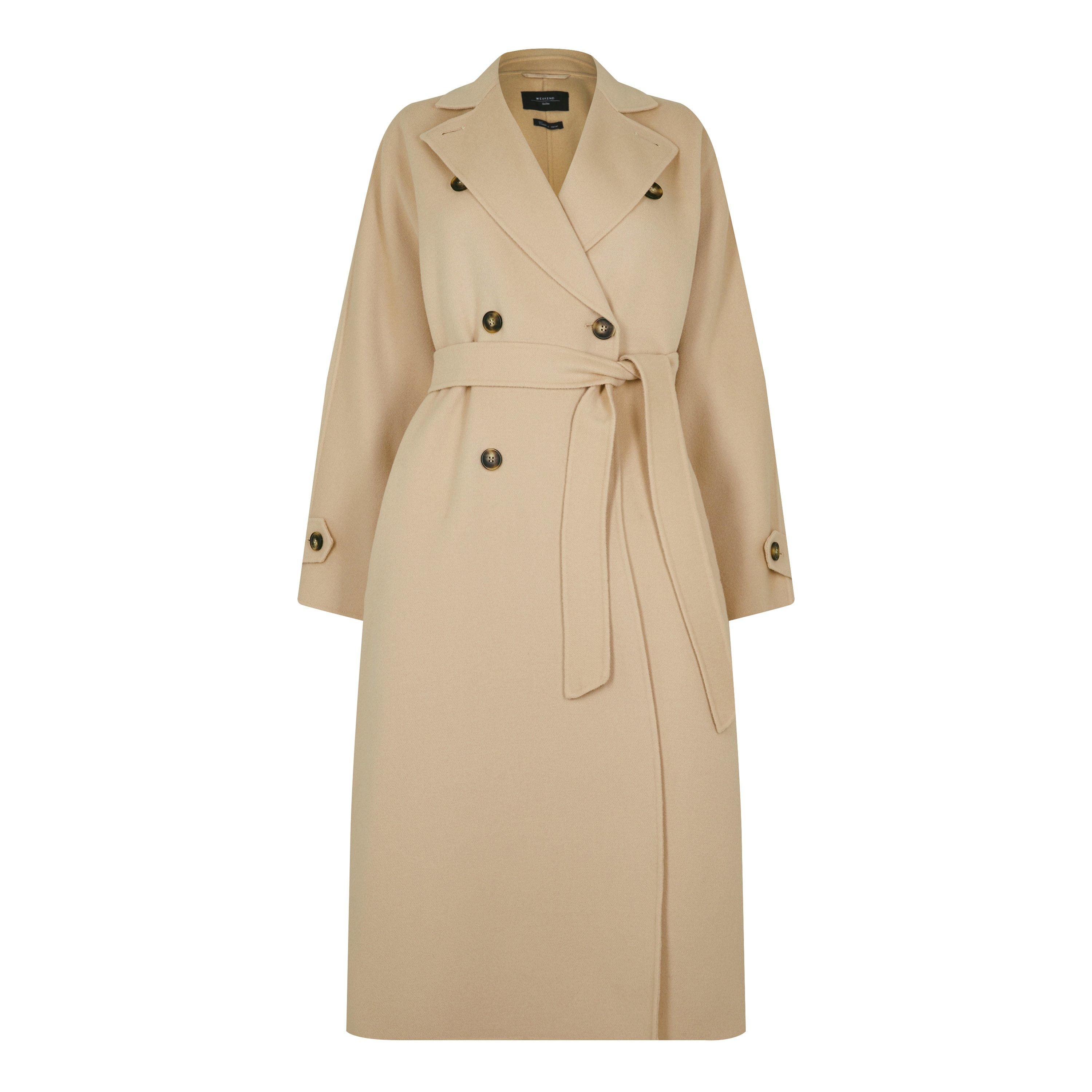 Sand 031 - Weekend Max Mara - Women's Affetto Tailored Overcoat - 1