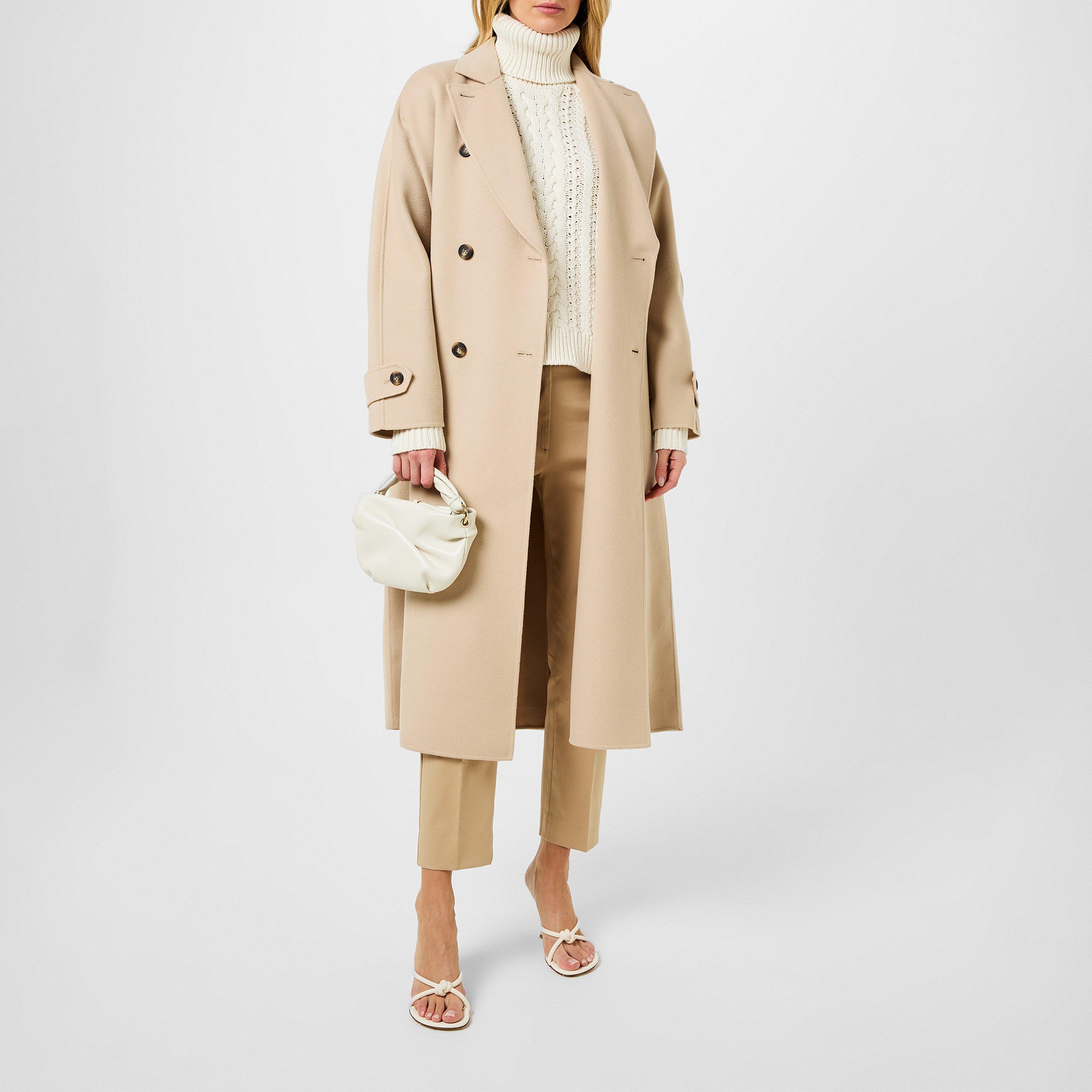 Sand 031 - Weekend Max Mara - Women's Affetto Tailored Overcoat - 2