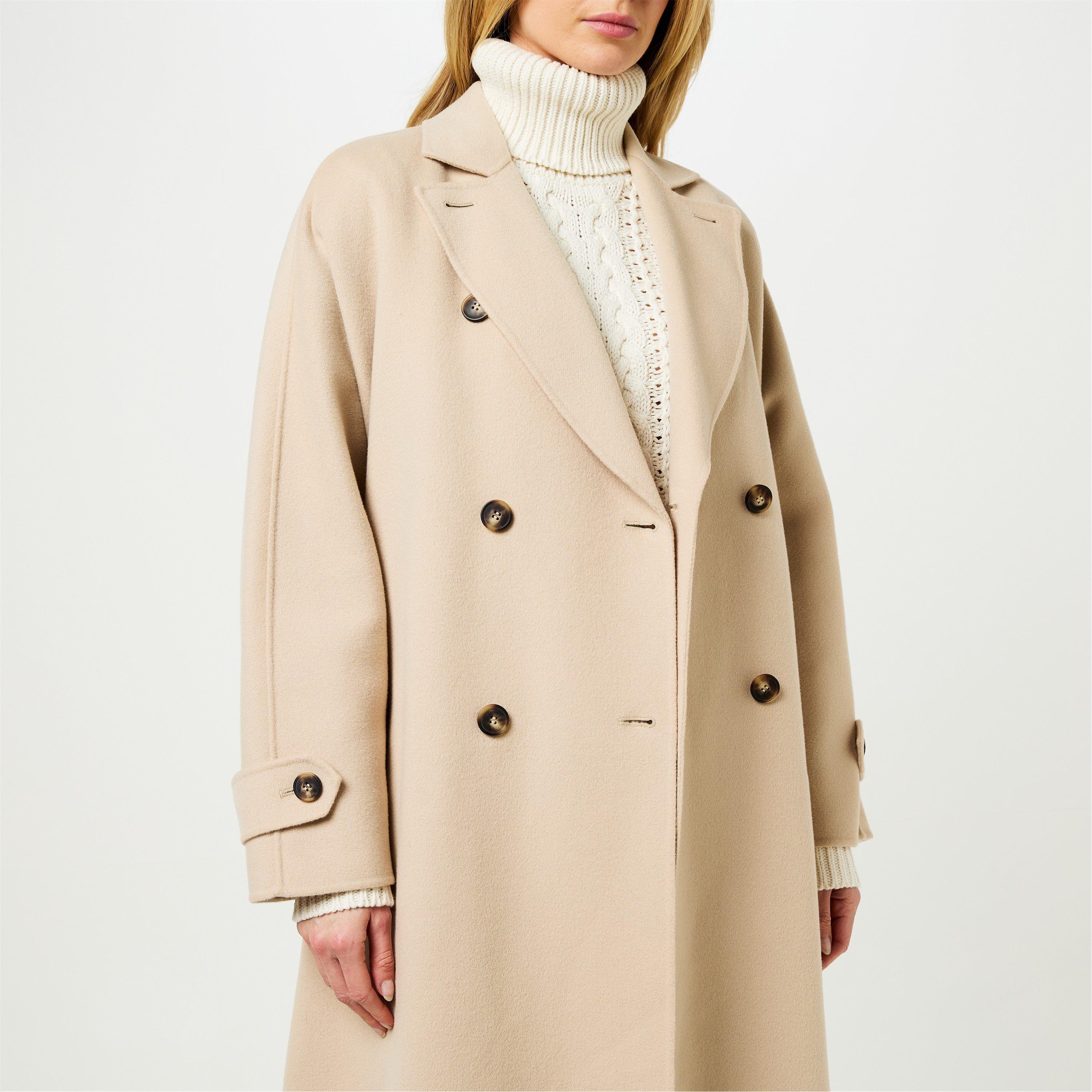 Sand 031 - Weekend Max Mara - Women's Affetto Tailored Overcoat - 4