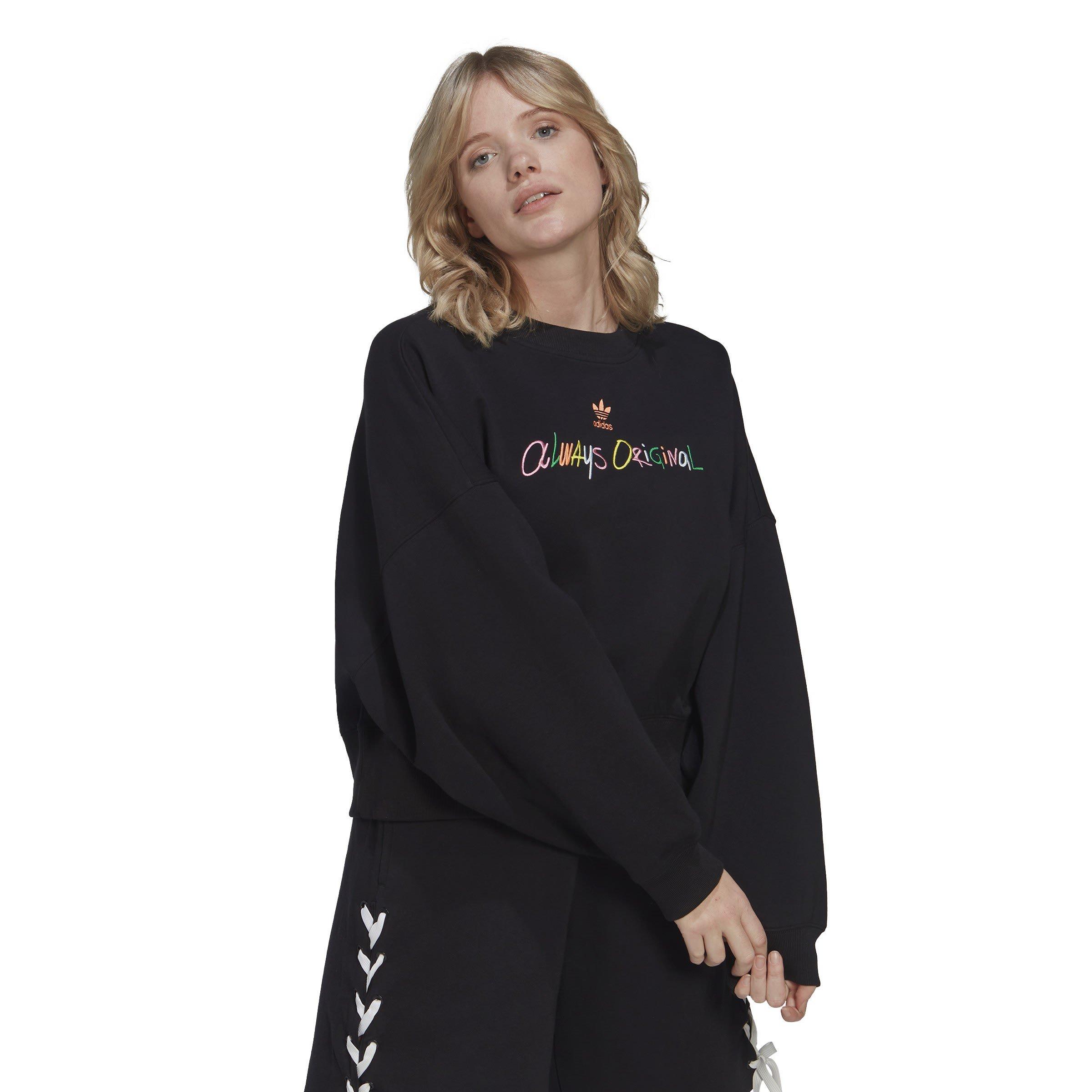 Black - adidas Originals - adidas Sweatshirt Womens - 2