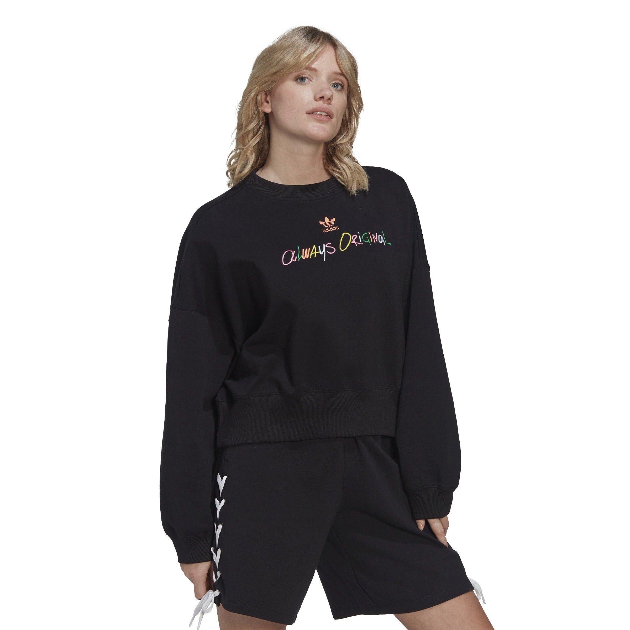 Black - adidas Originals - adidas Sweatshirt Womens - 4