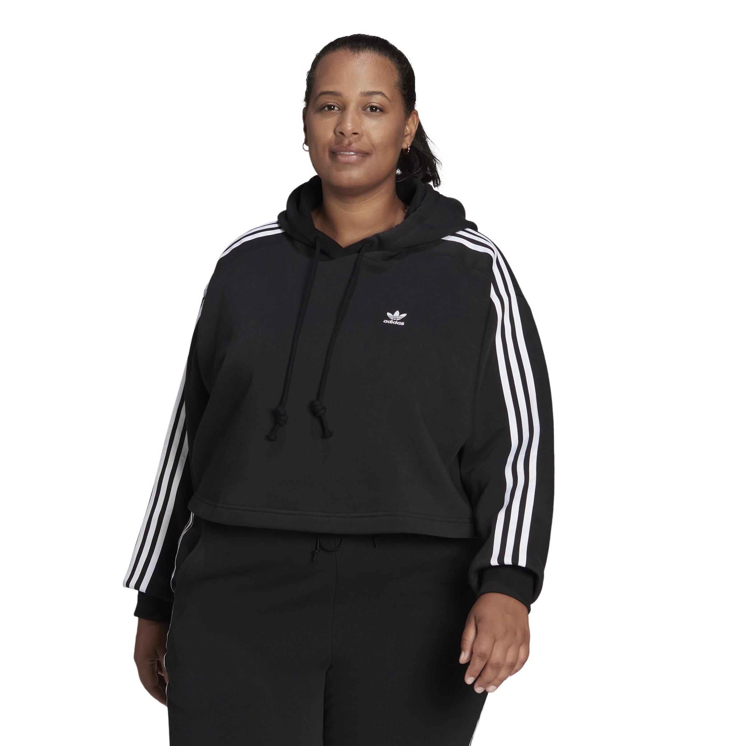 Nero - adidas Originals - Cropped Hoodie Womens - 2