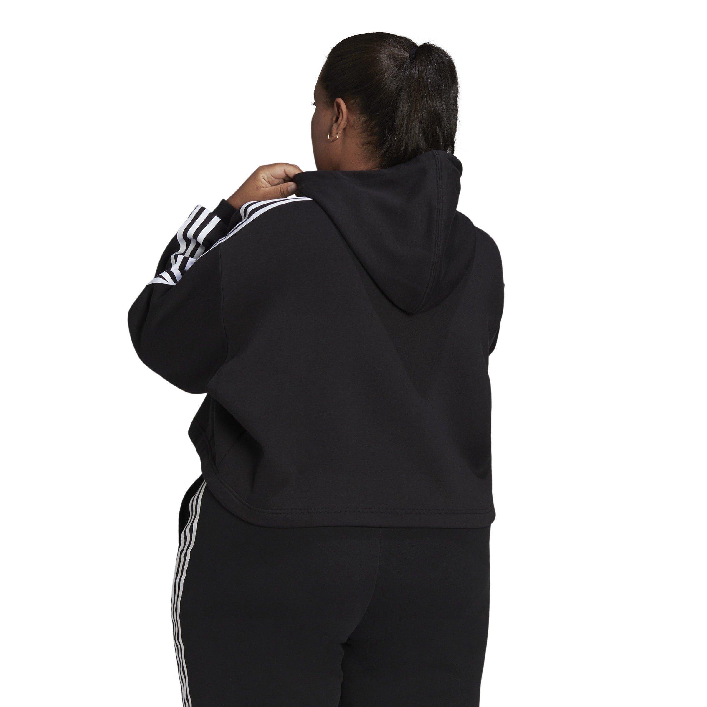 Nero - adidas Originals - Cropped Hoodie Womens - 3