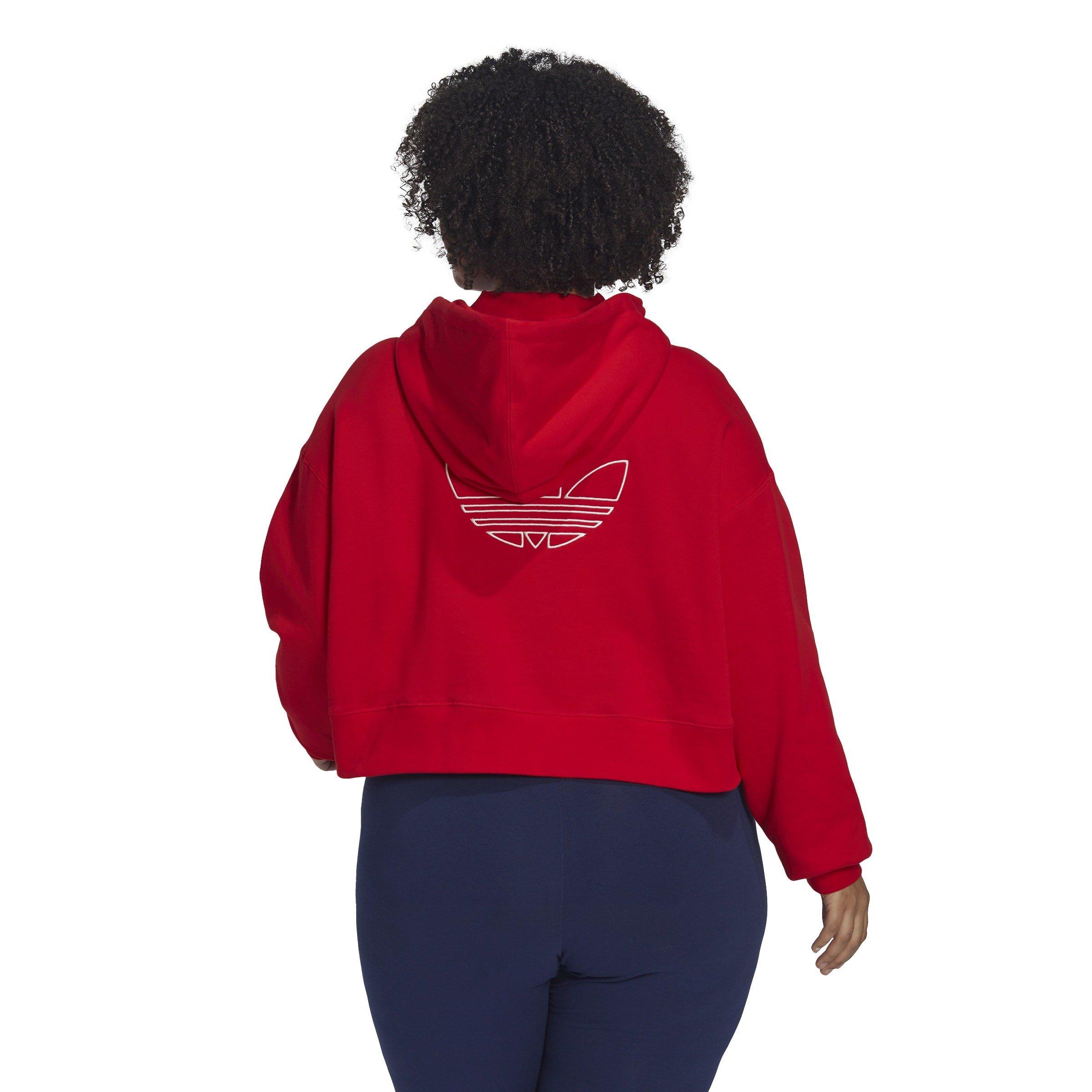Vermelho - adidas Originals - Plus Size Hoodie - 3