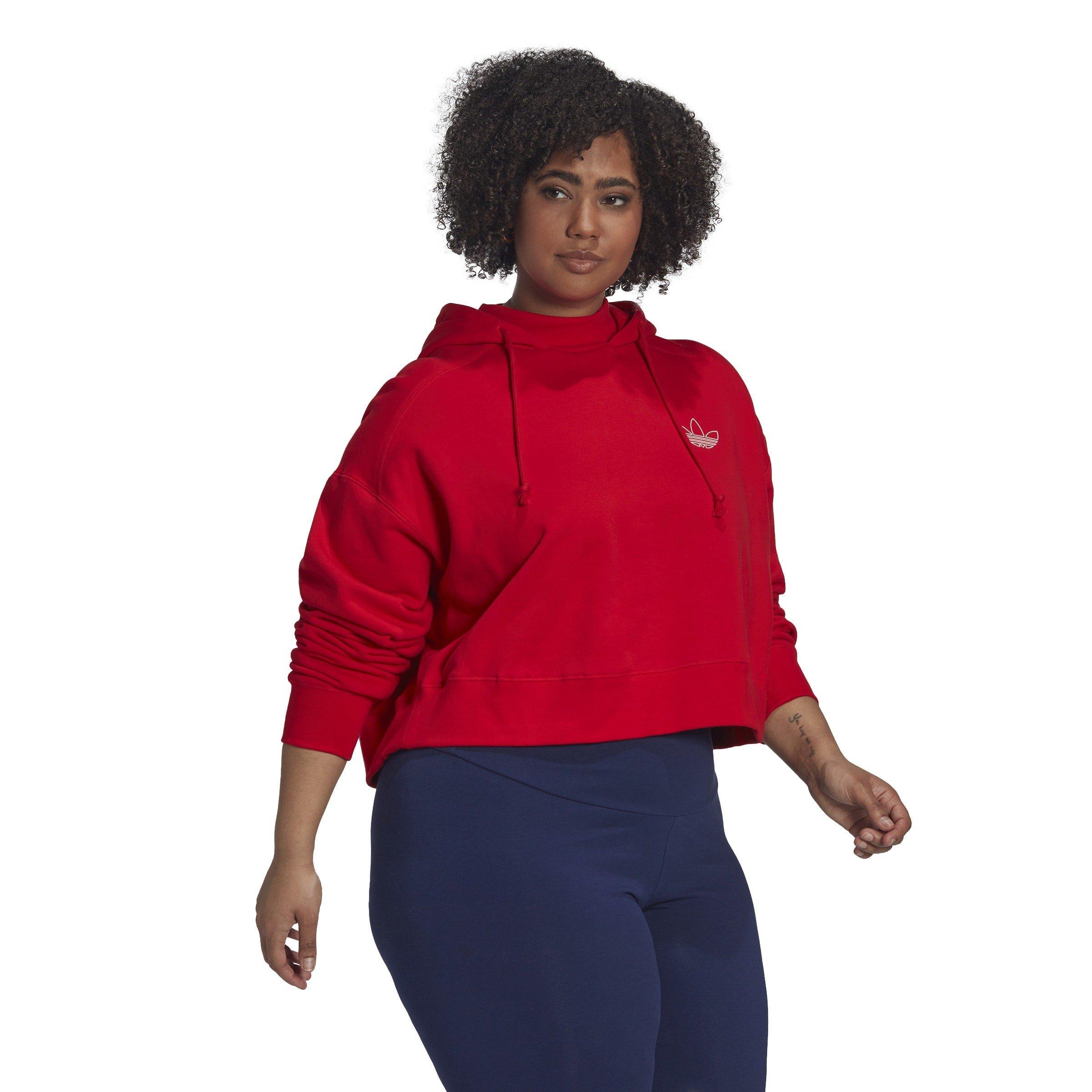 Vermelho - adidas Originals - Plus Size Hoodie - 4