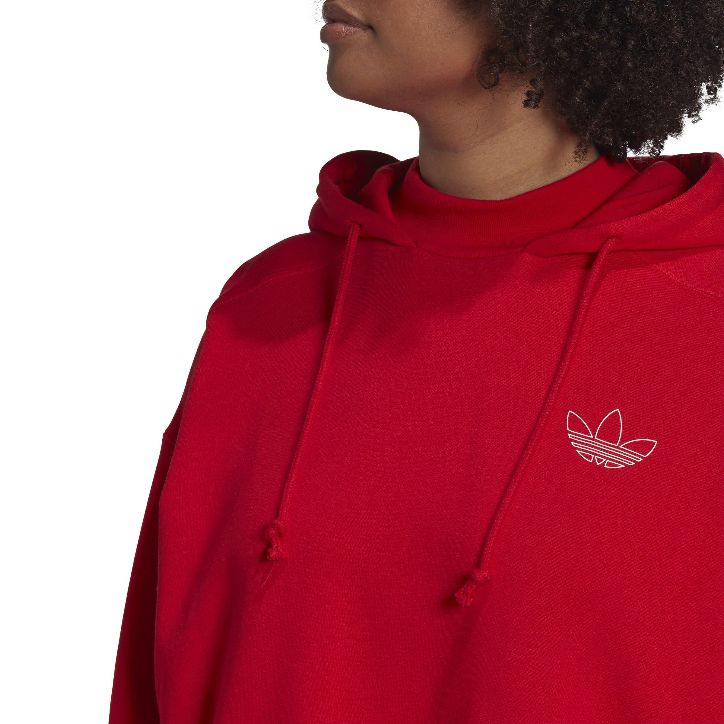 Vermelho - adidas Originals - Plus Size Hoodie - 5