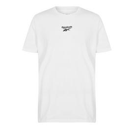 Reebok Identity Tape T-Shirt Mens Gym Top