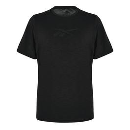 Reebok Workout Ready Activchill Short Sleeve T-Shirt Mens Gym Top