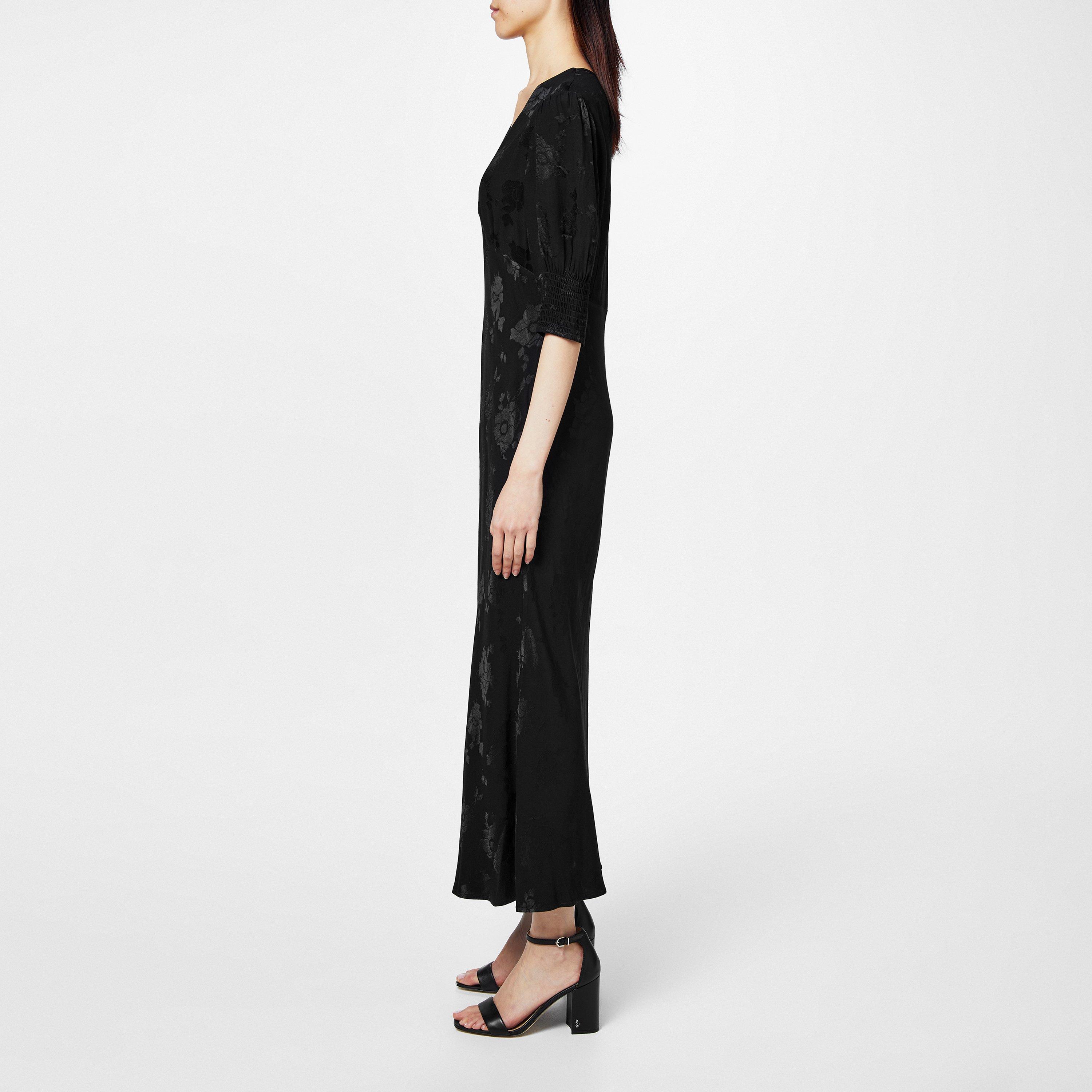 Black Leaf Jacq - RIXO - Women's Zadie Midi Viscose Midi - 2