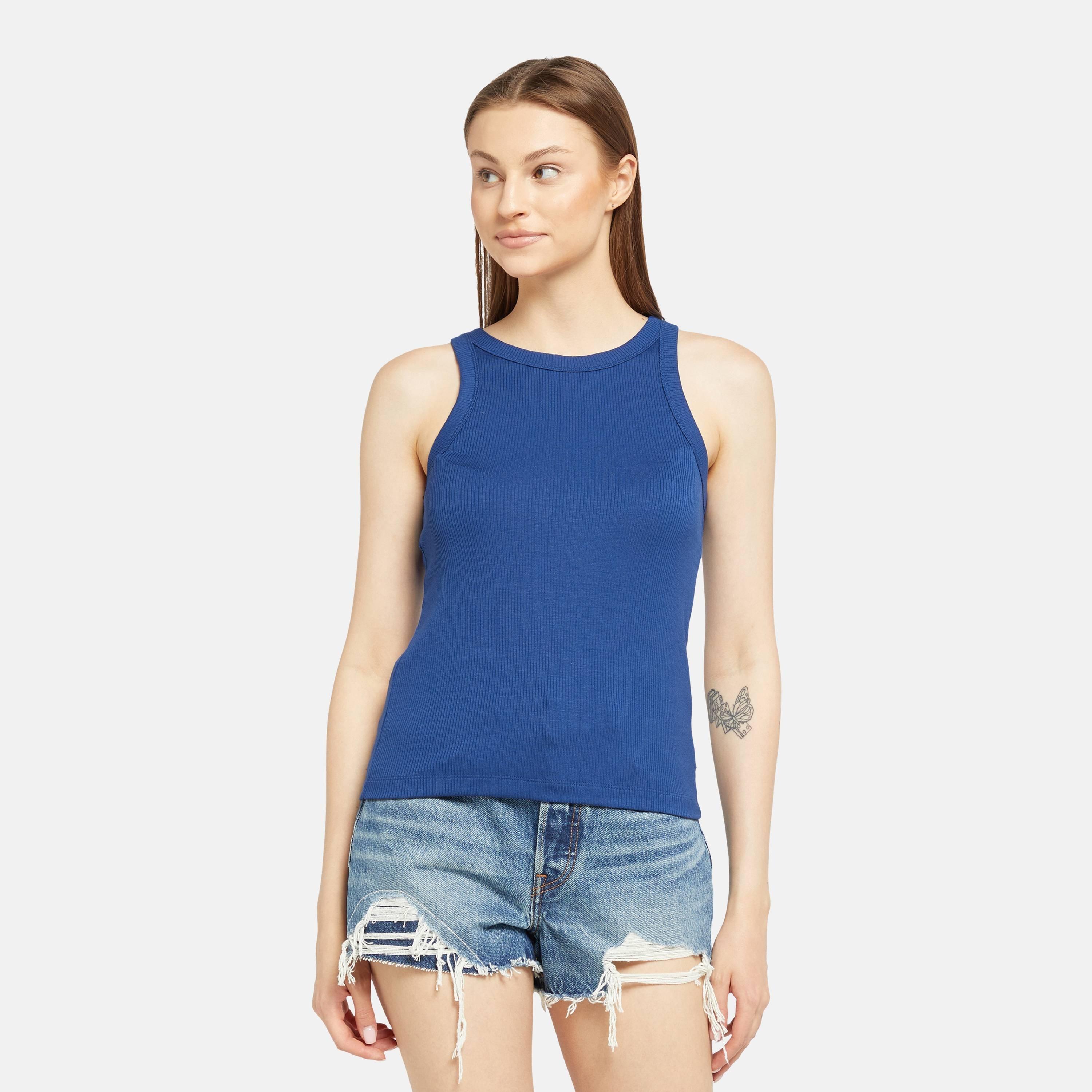 Levis Women's Dreamy Coastal Fjord Tank Vest - Mazarine Blue - 8 (XS)