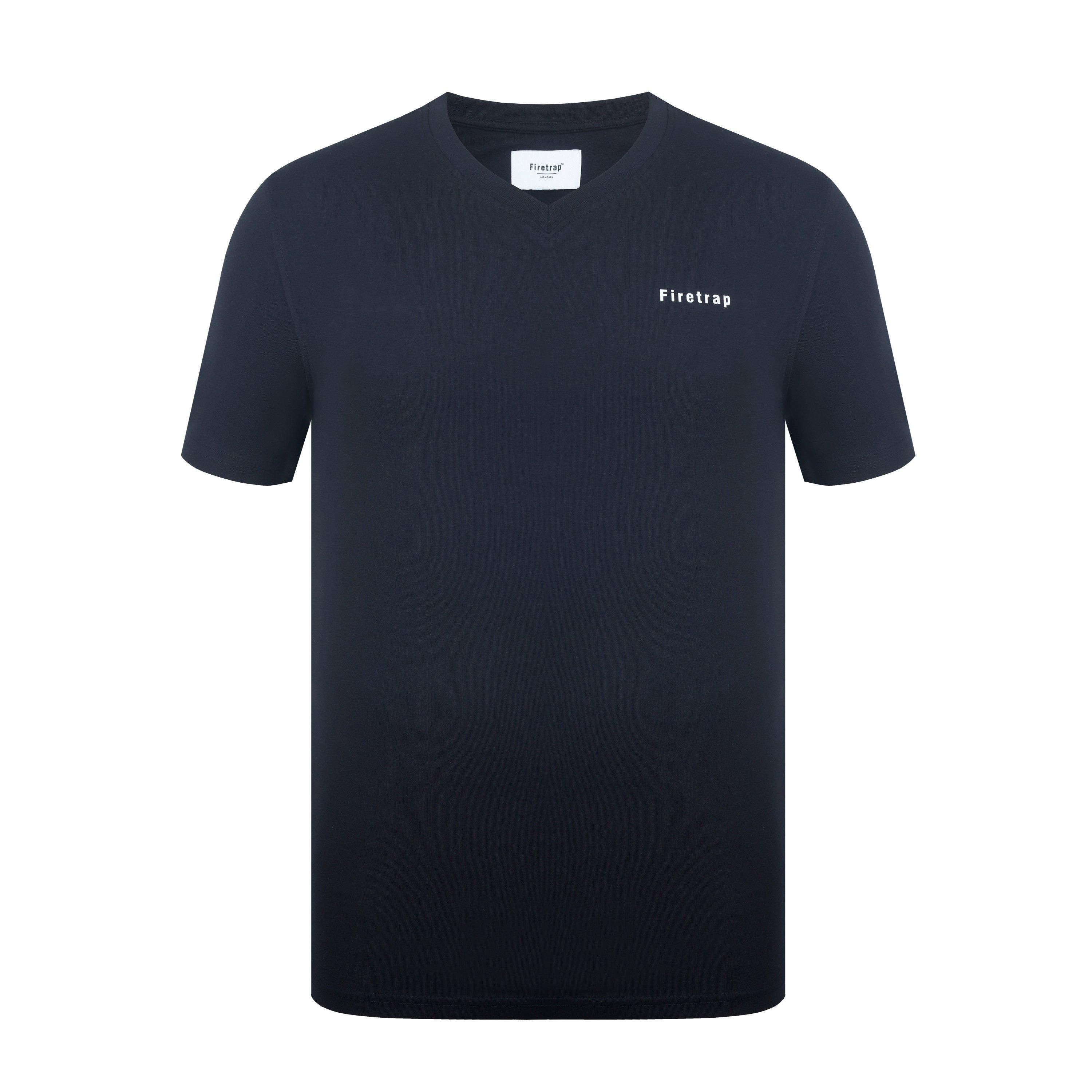 Negro - Firetrap - Path T Shirt Mens - 1