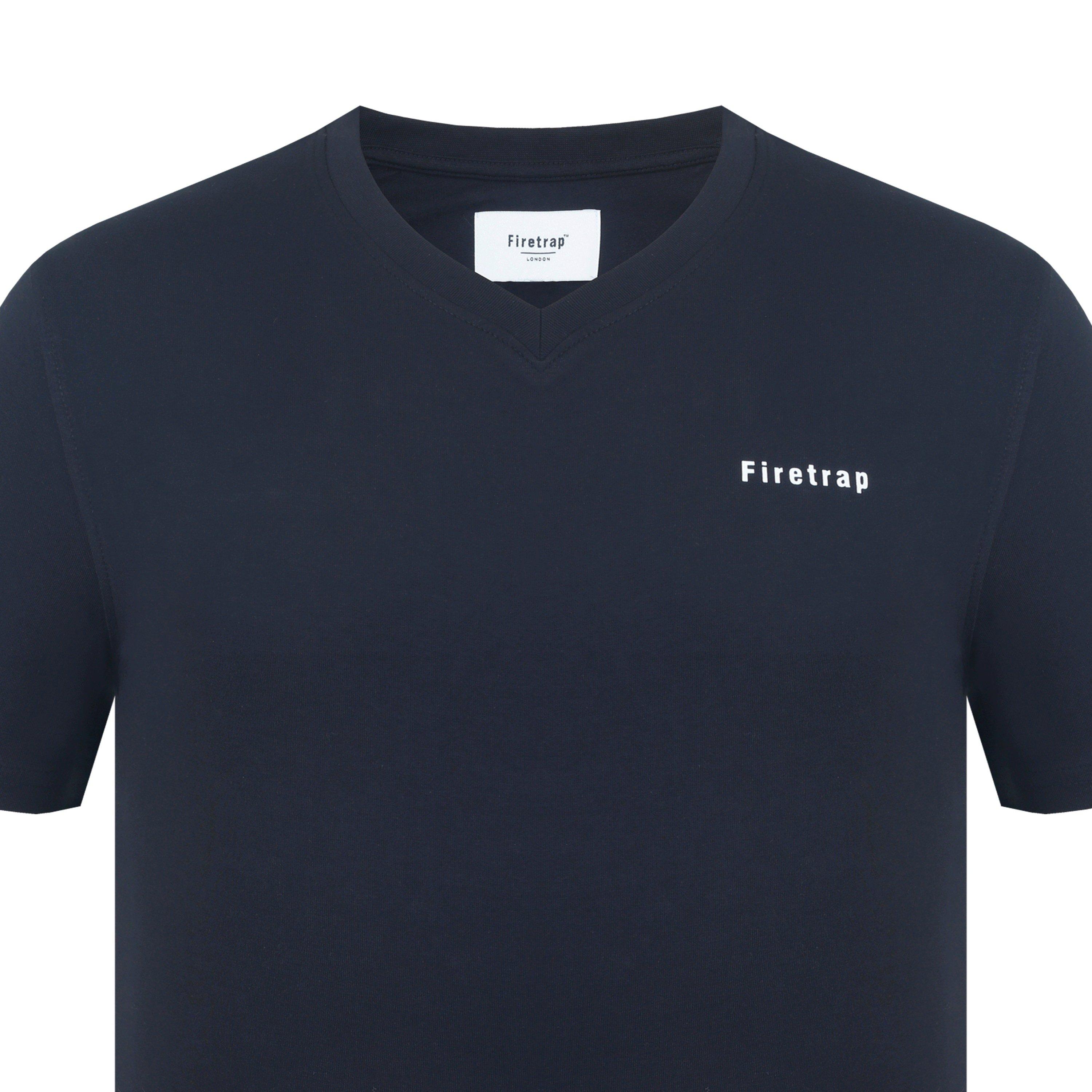 Negro - Firetrap - Path T Shirt Mens - 5