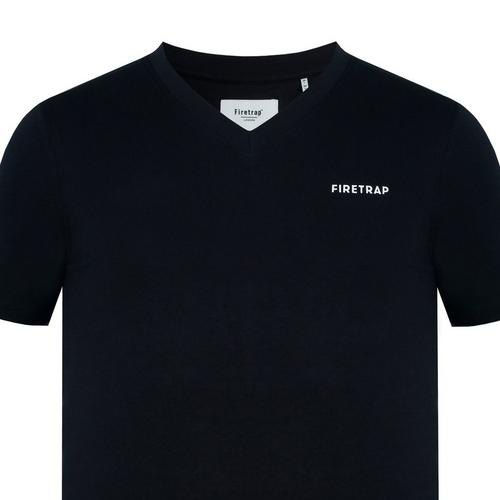 Black - Firetrap - Path T Shirt Mens - 7