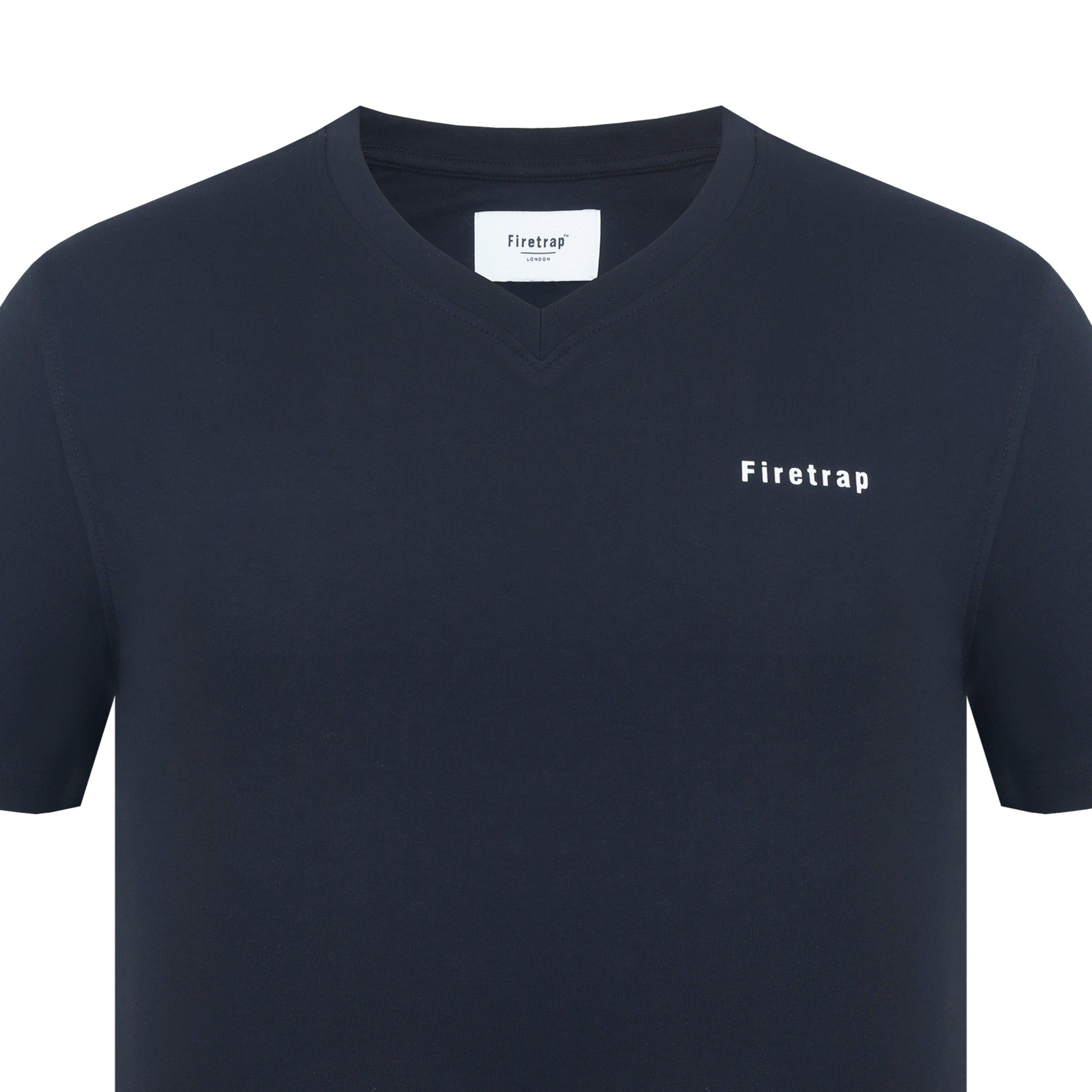 Negro - Firetrap - Path T Shirt Mens - 3