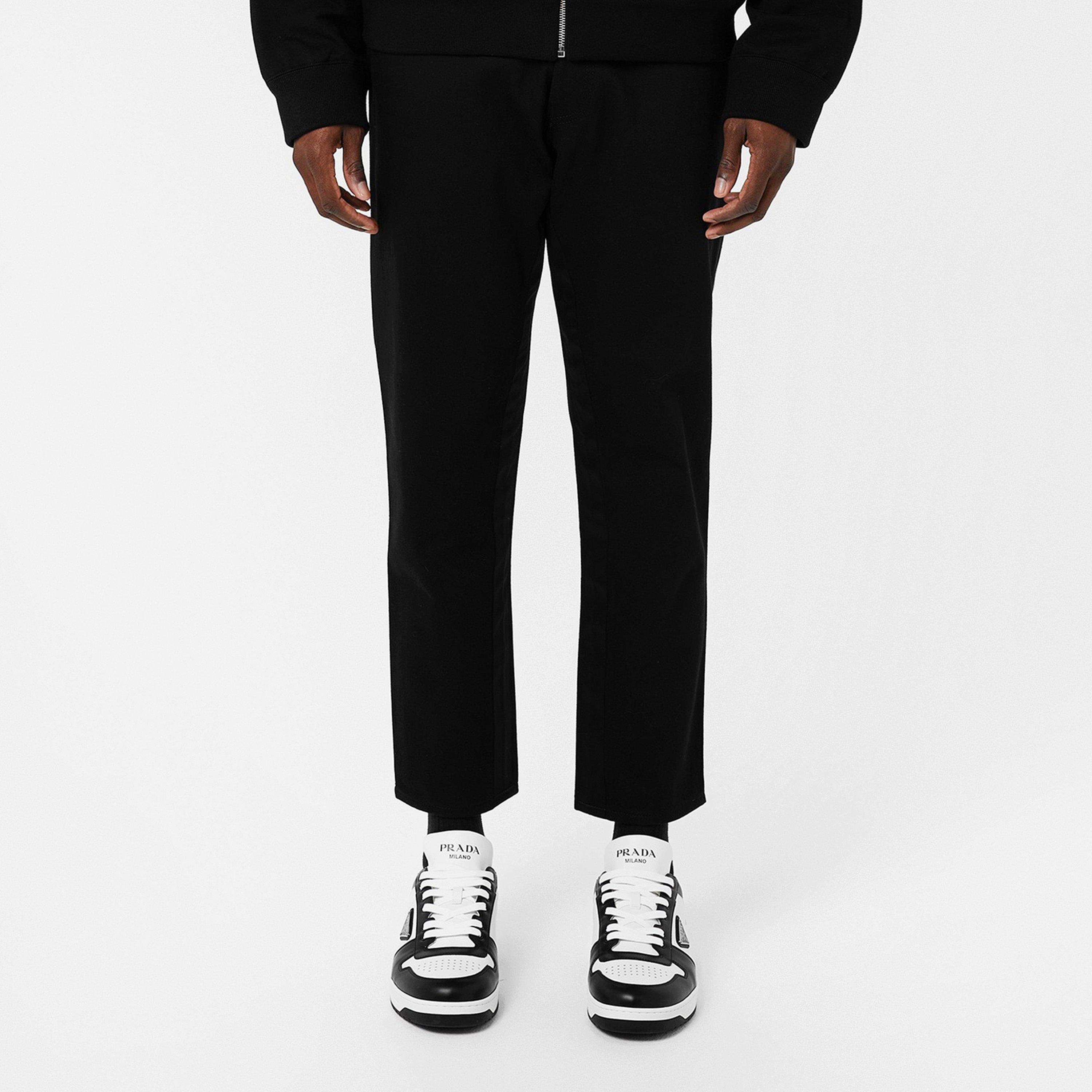 Black - Prada - Five Pocket Bull Denim Jeans - 3