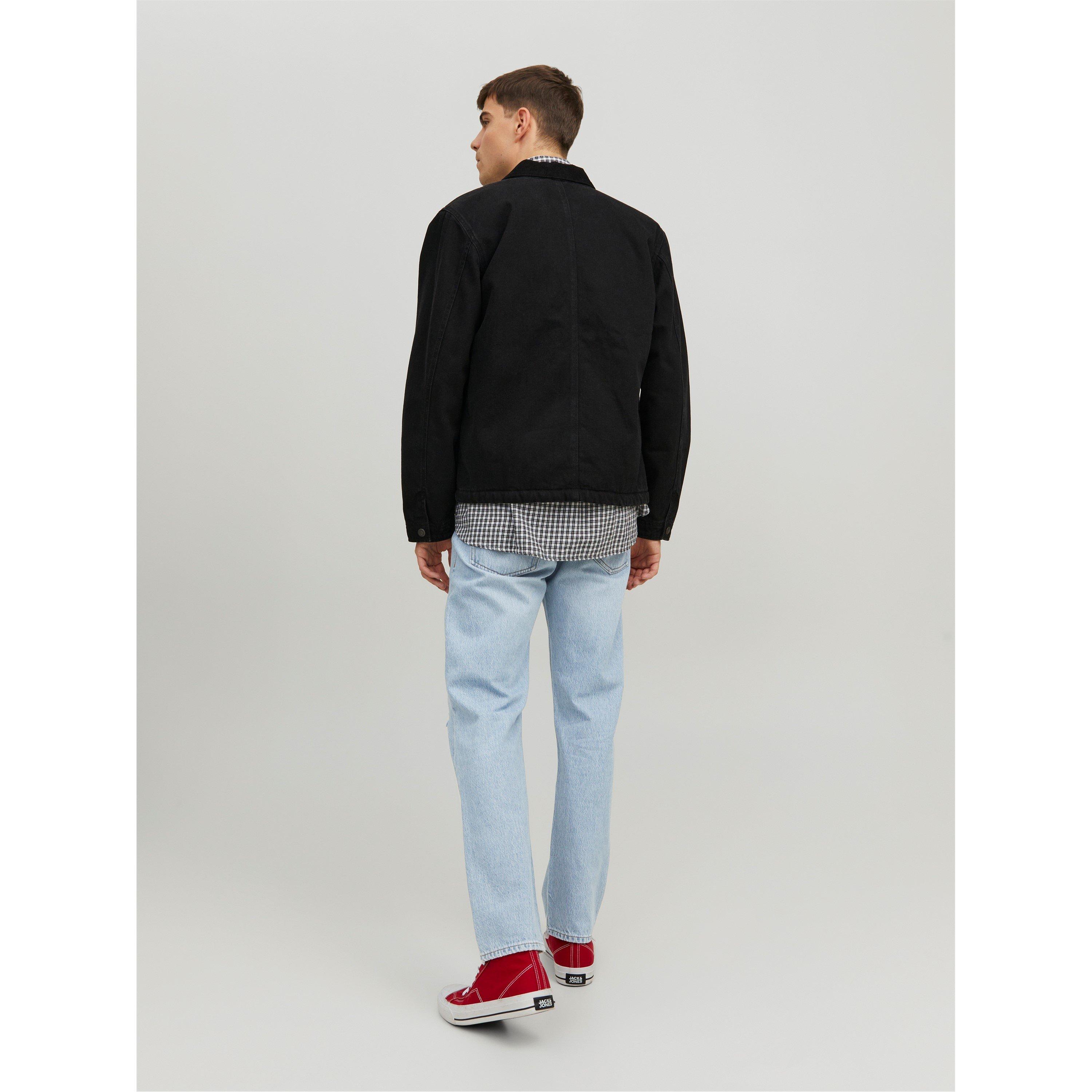 Denim bleu - Jack and Jones - Men's Chris Ripped Straight Leg Jeans - 3