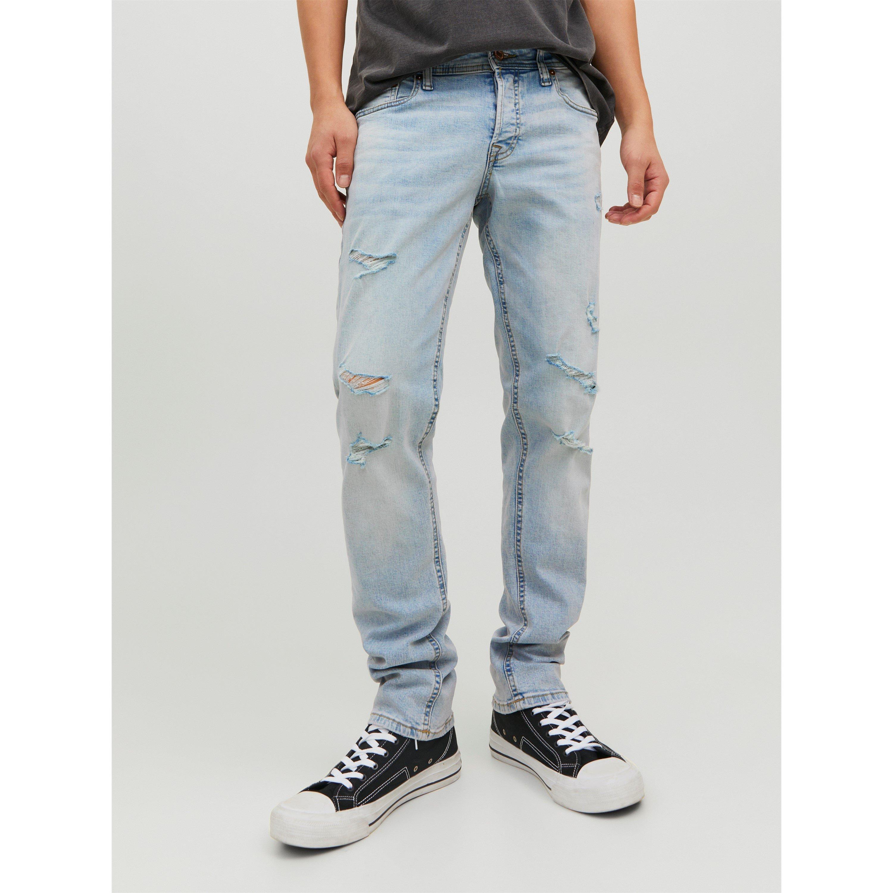 Denim Blu - Jack and Jones - Glenn Straight Leg Jeans - 1