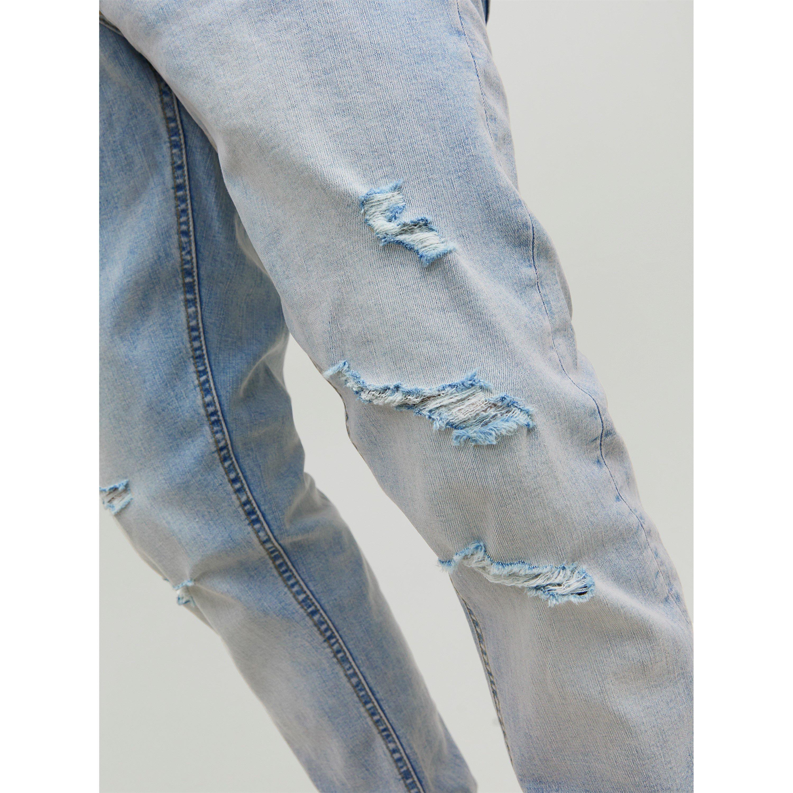 Denim Blu - Jack and Jones - Glenn Straight Leg Jeans - 4